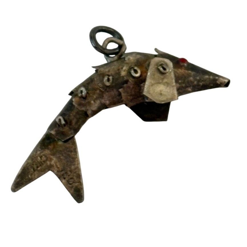 Other Vintage Sterling Silver Articulating Fish Pendant 925 Size ONE SIZE - 1 Thumbnail