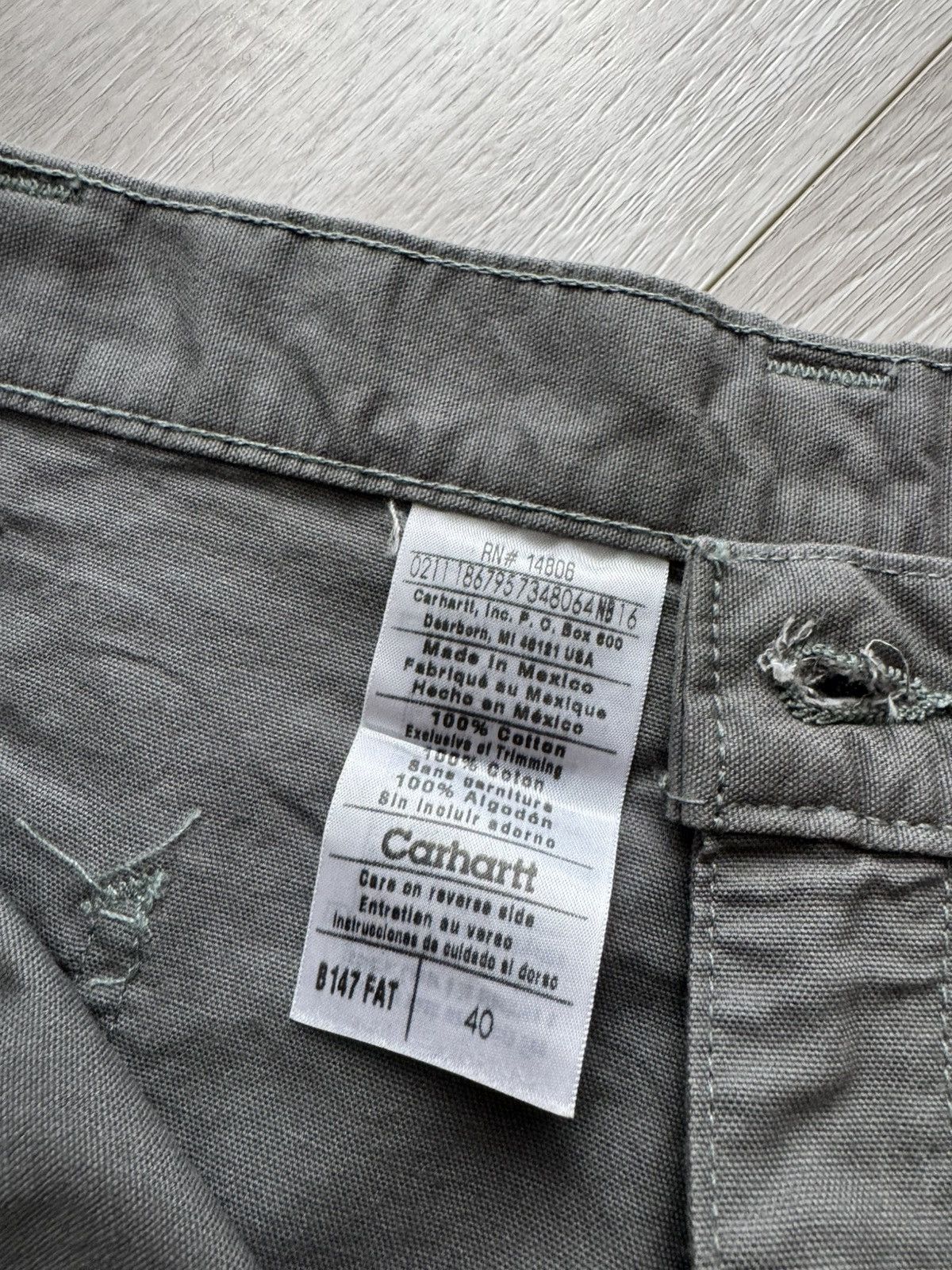 Carhartt × Vintage Carhartt Cargo Shorts Streetwear Style Size US 36 / EU 52 - 5 Thumbnail