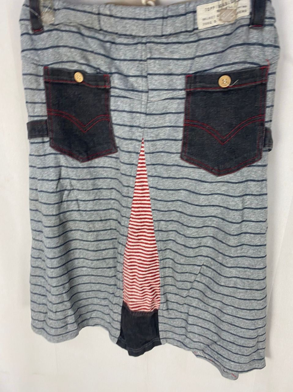 Japanese Brand Bluemoon patchwork skirt size 30-36 Size 34" / US 12 / IT 48 - 8 Thumbnail
