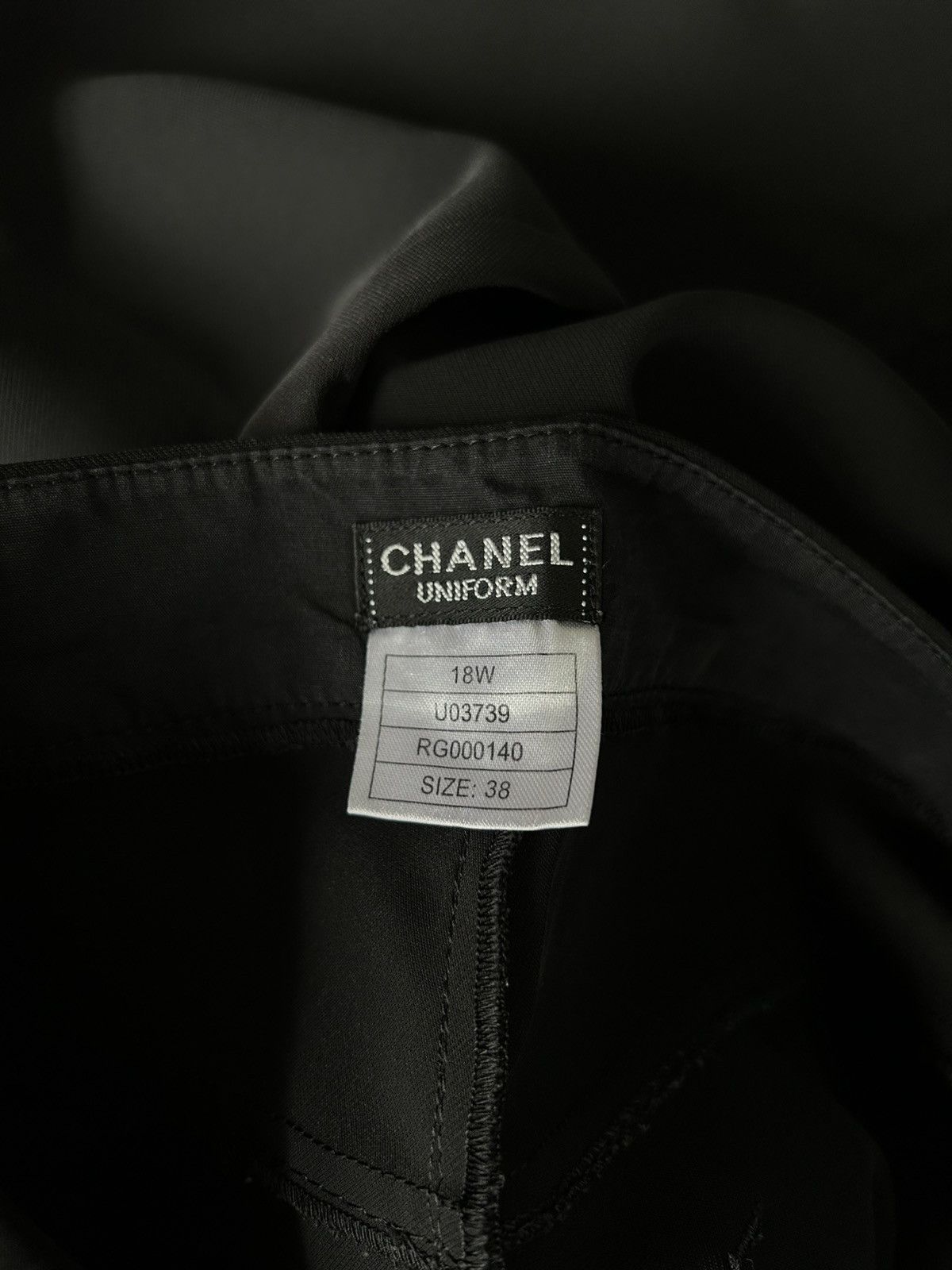 Chanel Vintage Chanel Trousers Black Pants Size 27" / US 4 / IT 40 - 14 Thumbnail