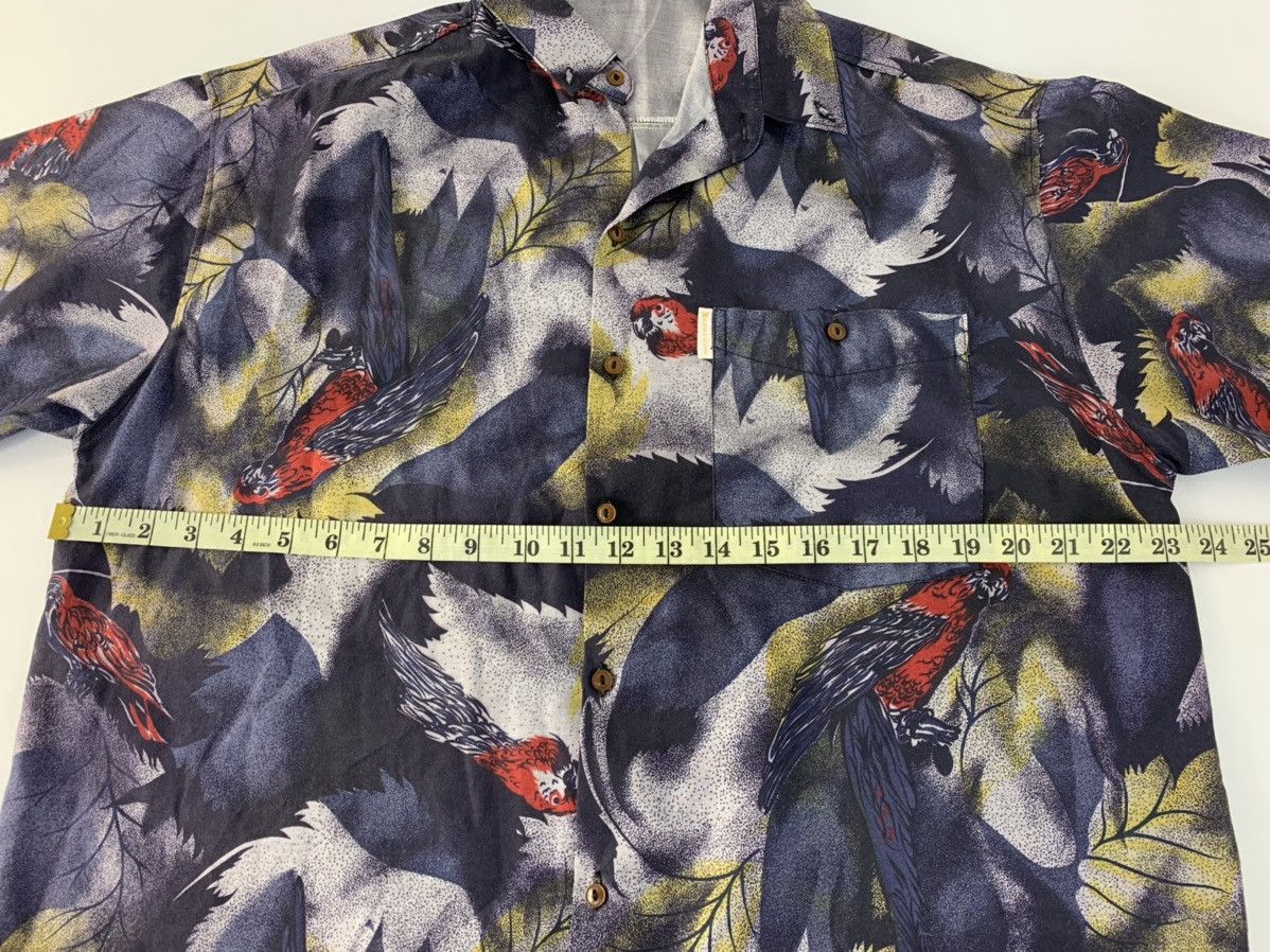Japanese Brand 90s Warehouse Hawaii Button Up Shirt Parrot Bird Design Size US XL / EU 56 / 4 - 10 Thumbnail