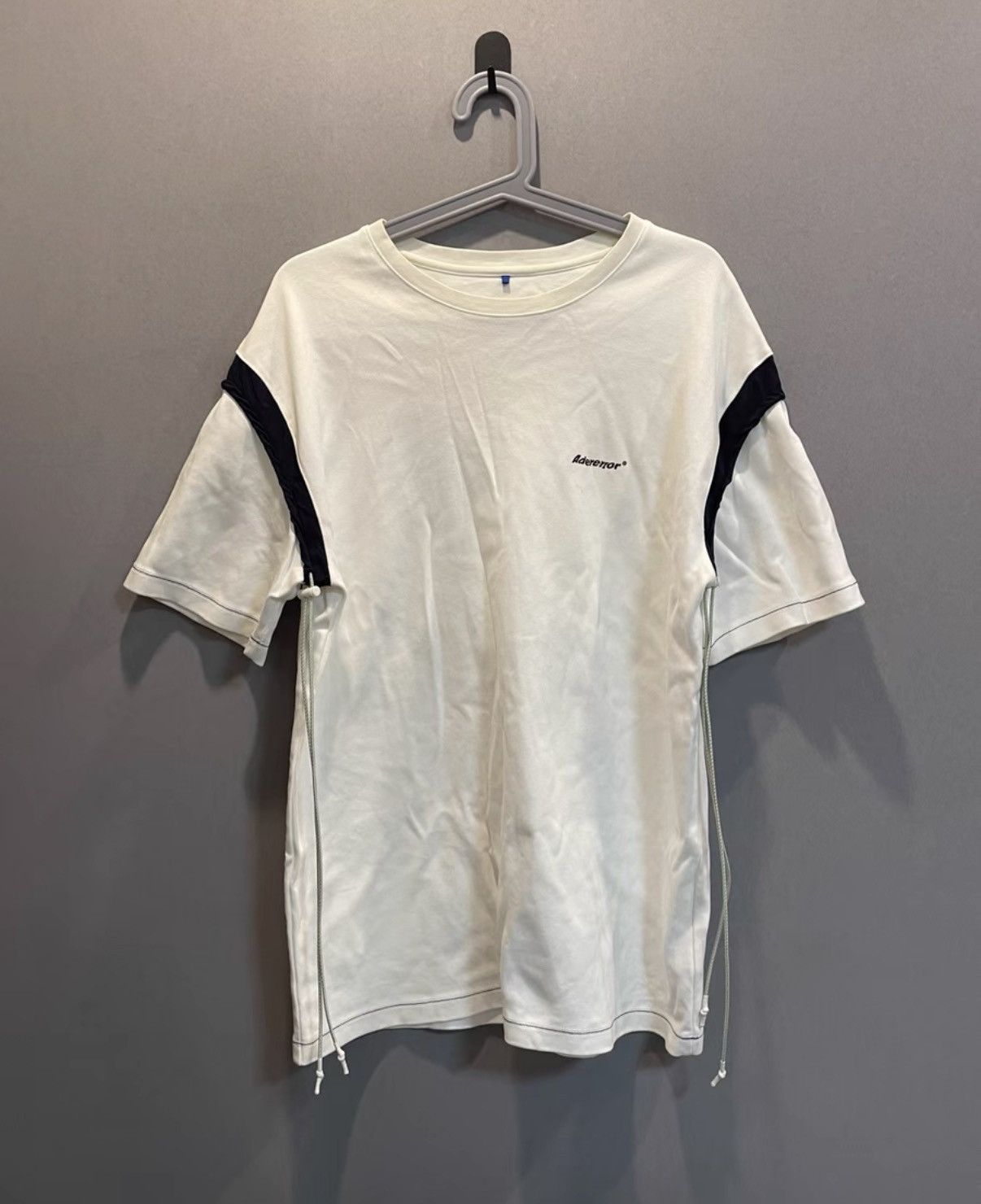 Ader Error Ader Error Paneled Drawstring Short Sleeve T-Shirt Size US L / EU 52-54 / 3 - 1 Thumbnail