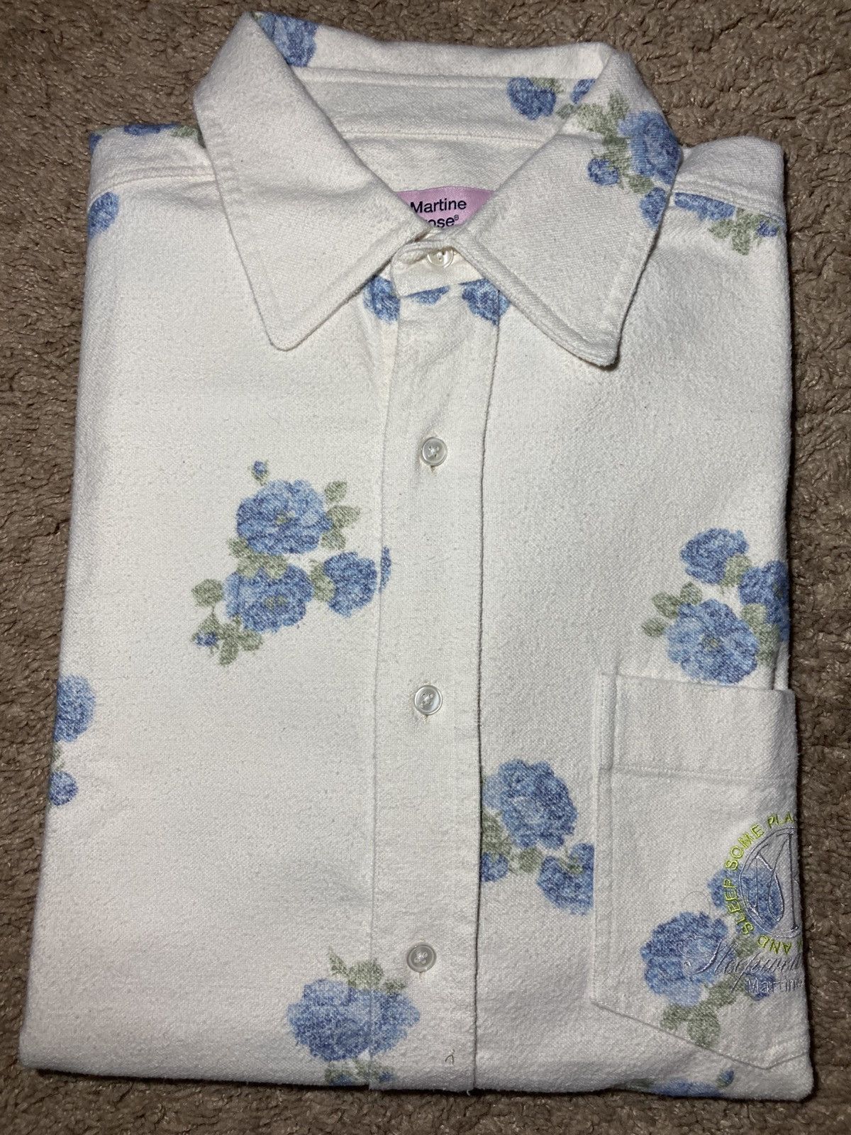 Martine Rose AW22 Martine Rose Floral Flannel Special 2022 Curtain Cloth Size US XL / EU 56 / 4 - 1 Thumbnail