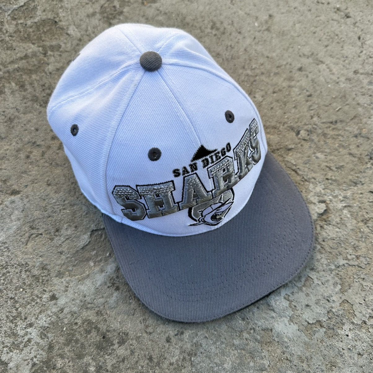 Tiger Shvrk Vintage Japanese Style San Diego Shark Baseball Cap Hat Size ONE SIZE - 7 Thumbnail