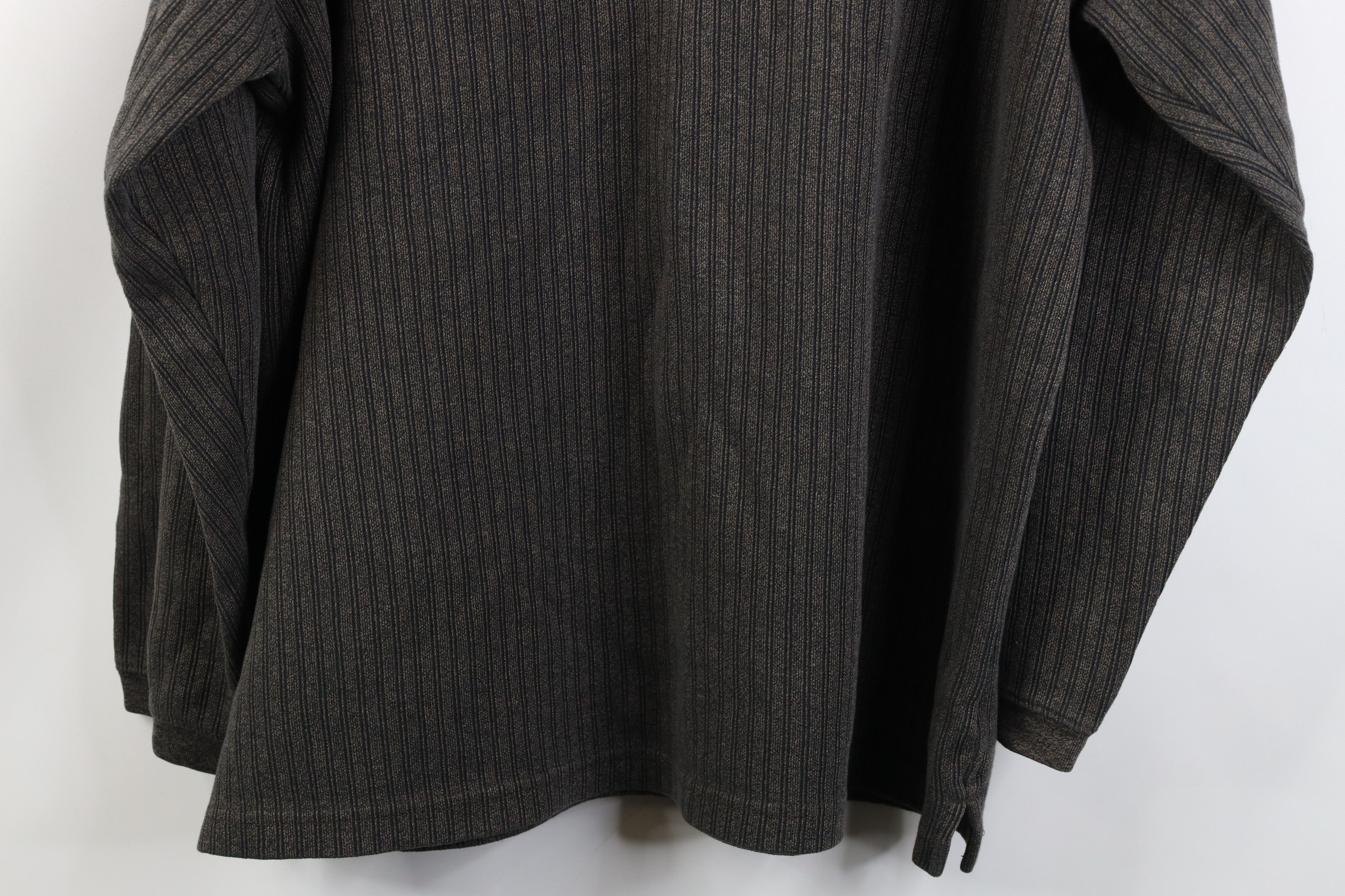 Vintage Vintage 90s Streetwear Ribbed Knit Long Sleeve Rugby Polo Size US XL / EU 56 / 4 - 11 Thumbnail