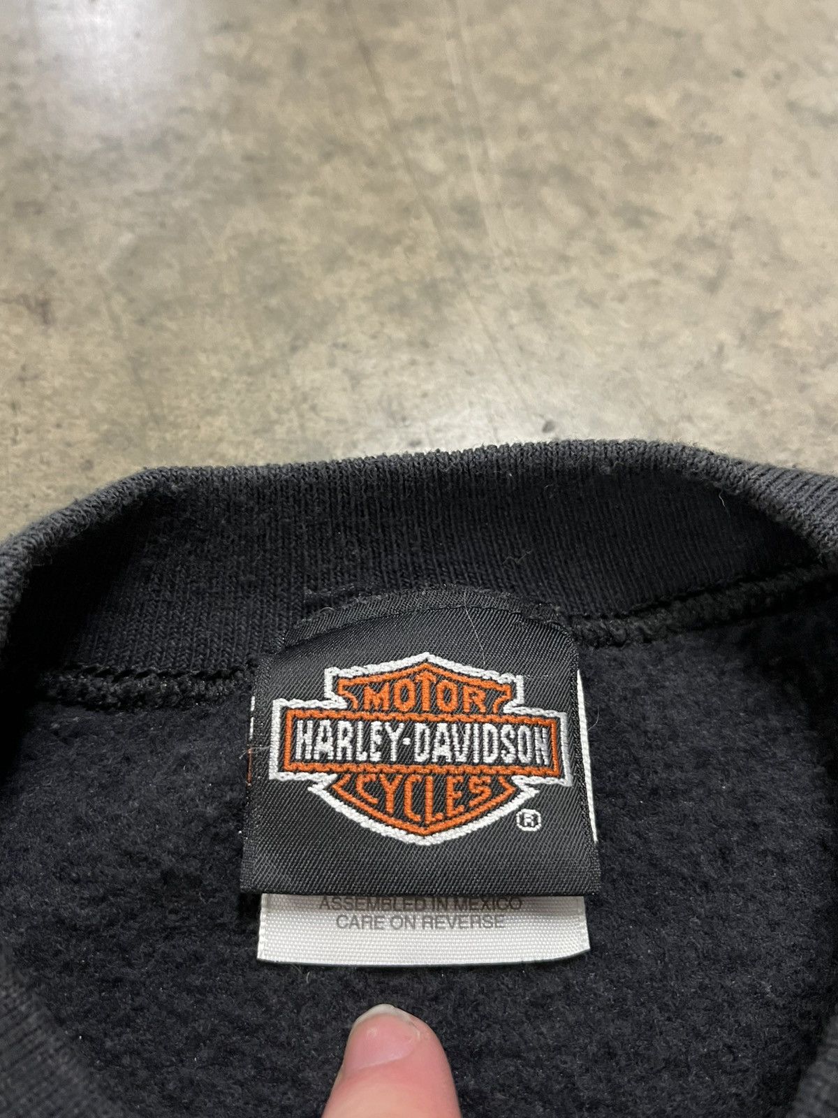 Harley Davidson × Vintage Harley Davidson vintage boxy fit crewneck sweatshirt rare Size US XL / EU 56 / 4 - 8 Thumbnail