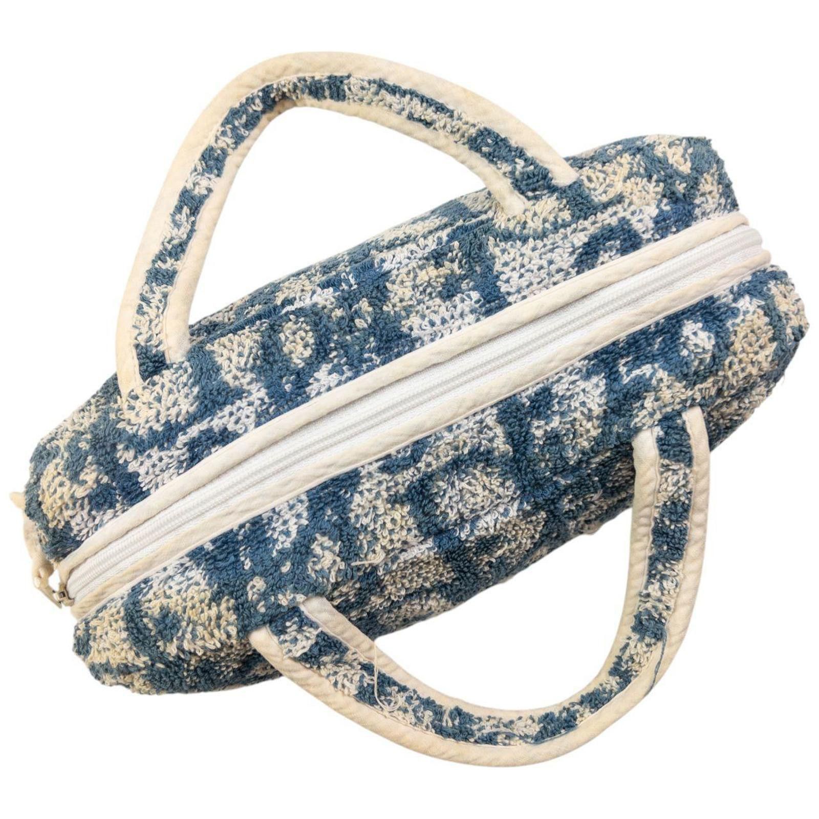 Dior Vintage Dior Monogram Terry Cloth Handbag Size ONE SIZE - 5 Thumbnail