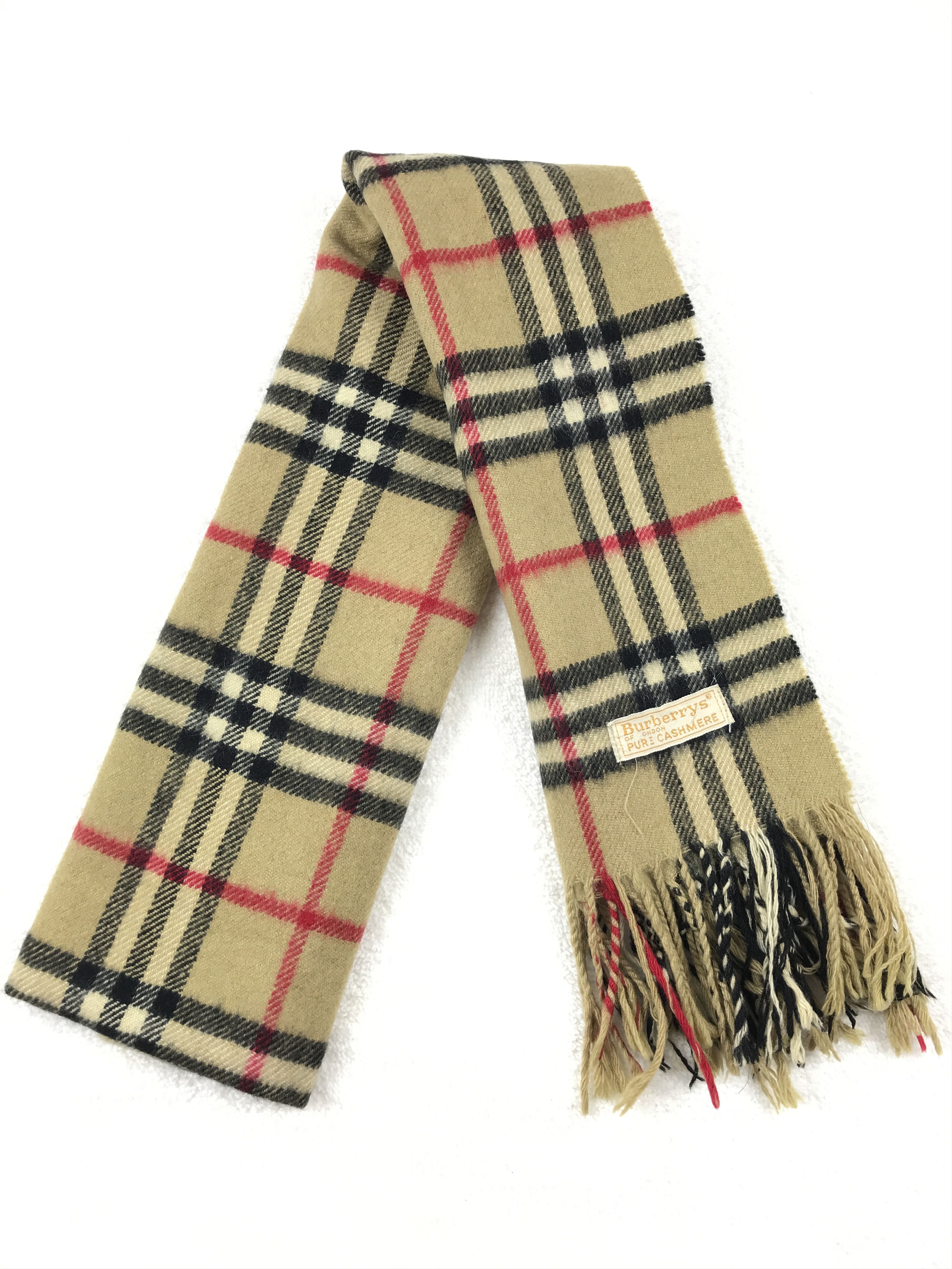 Burberry Vintage Burberry Scarf Muffler Wool Cashmere Novacheck Size ONE SIZE - 5 Thumbnail