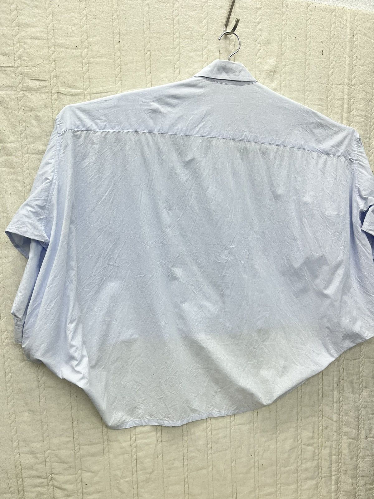Designer × Y's × Yohji Yamamoto ARCHIVES🔥🔥Y'S YOHJI YAMAMOTO BAGGY CROP TOP SHIRT Size XXL / US 16-18 / IT 52-54 - 5 Thumbnail