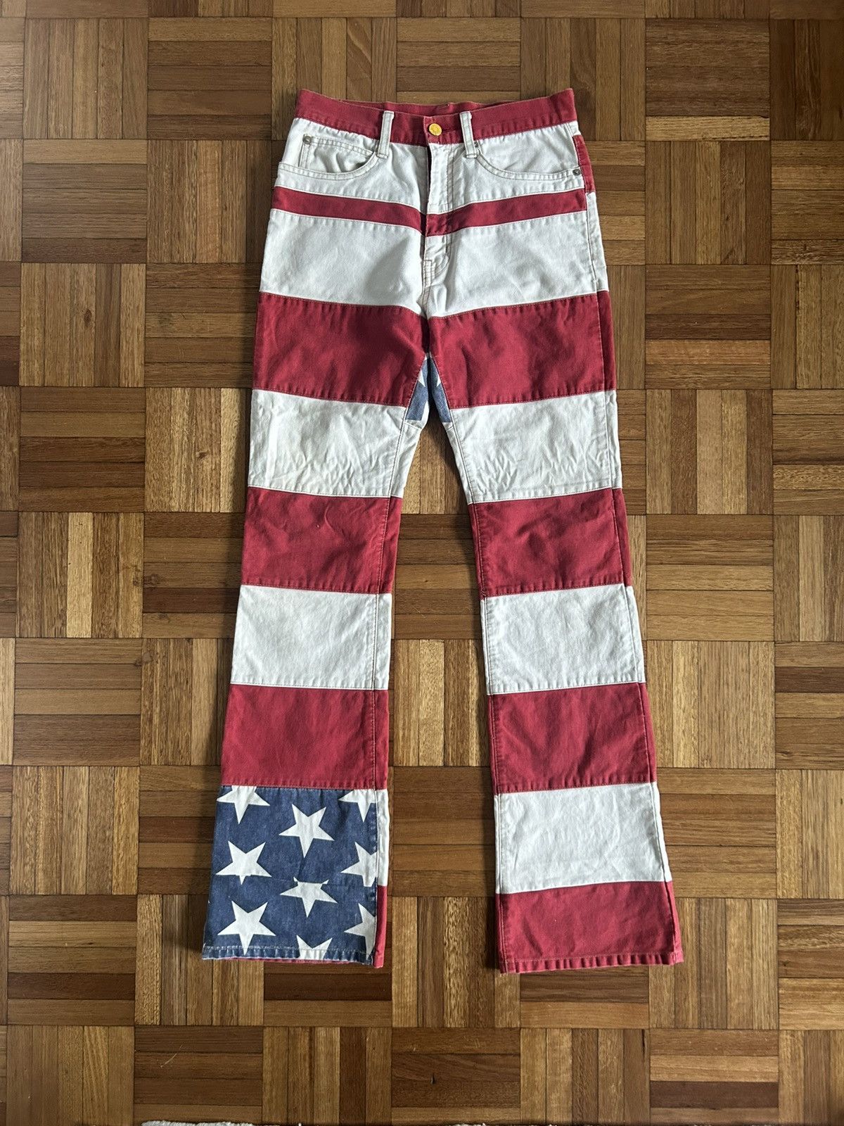 Hysteric Glamour Hysteric Glamour Hagi flag denim Size US 28 / EU 44 - 1 Thumbnail