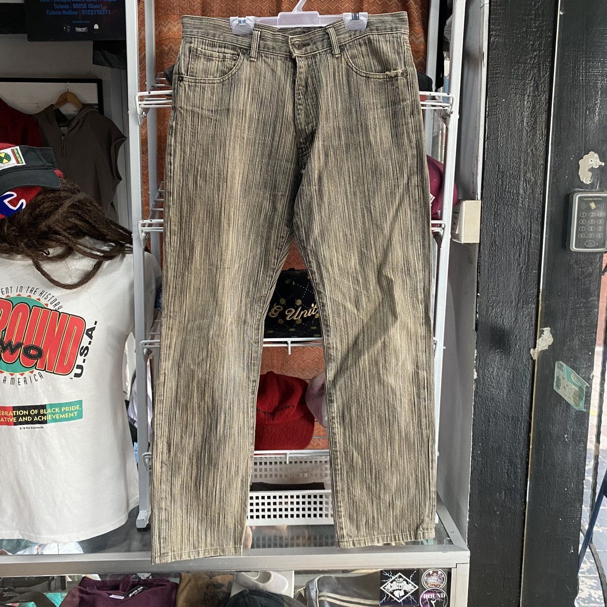 semanticdesign Semanticdesign Japanese Brand Hickory Stripe Denim Jeans Size US 30 / EU 46 - 1 Thumbnail