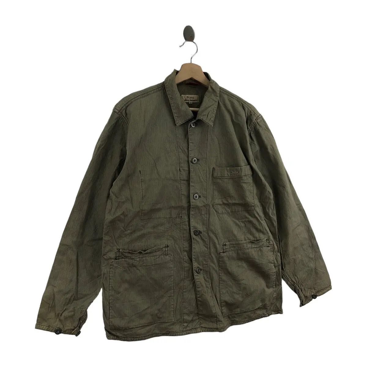 Kansai Yamamoto Vtg KANSAI YAMAMOTO SISSY Collection Military Parka Chore Size US L / EU 52-54 / 3 - 3 Thumbnail