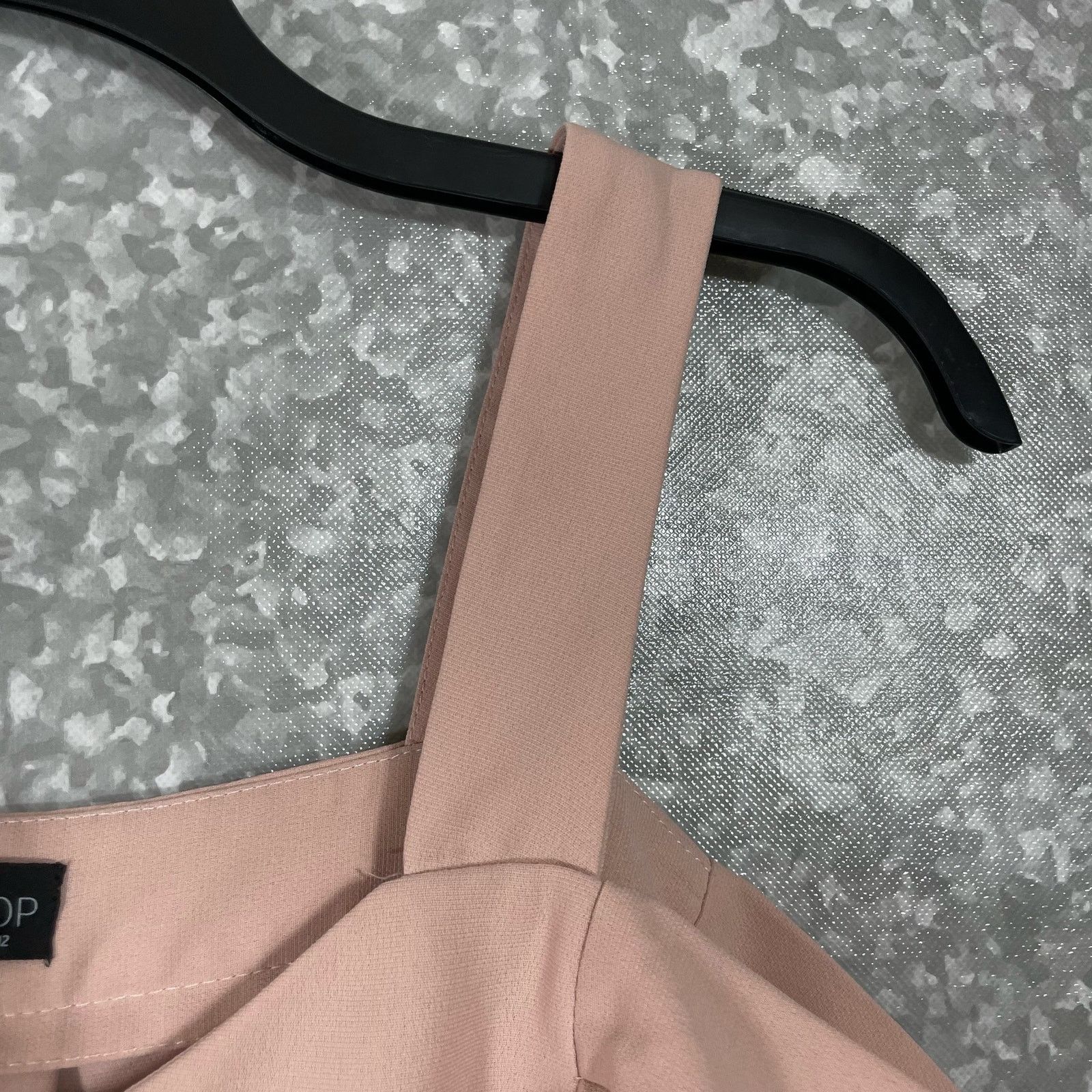 Topshop Topshop Blush Pink Y2K Cold Shoulder Ruffle Top - Size 8 Size M / US 6-8 / IT 42-44 - 2 Thumbnail
