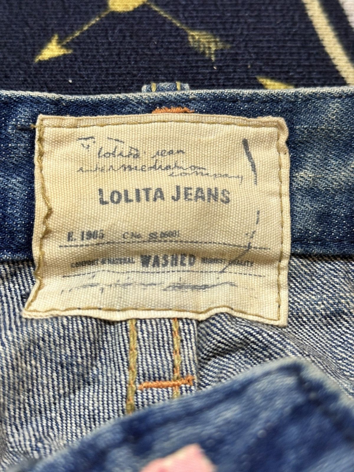 Hysteric Glamour Vintage Lolita Jeans Mudwash Ripped Grunge Distressed Denim Size US 29 - 9 Thumbnail