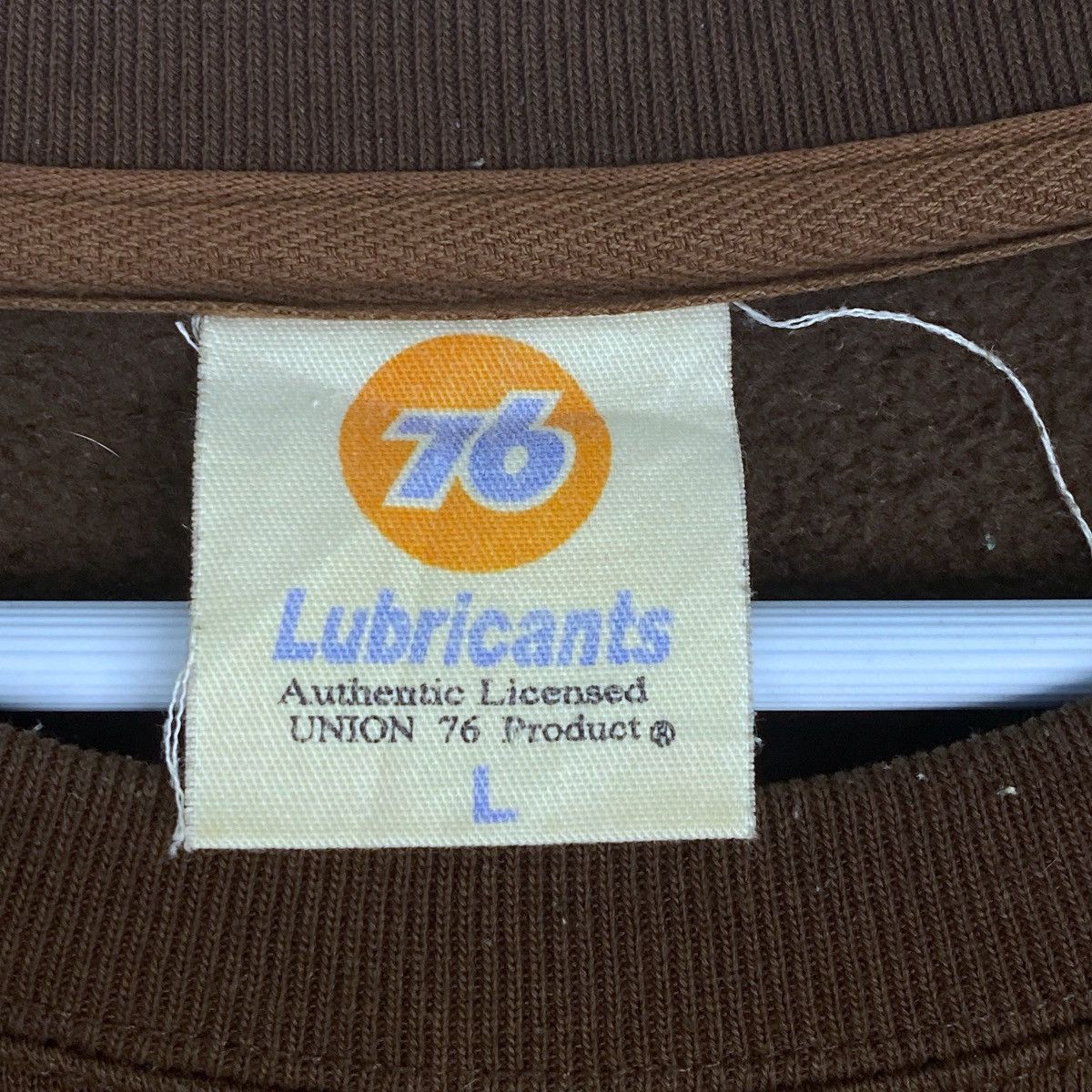 Designer × Vintage 76 Lubricants Sweatshirt Crewneck Pull Over Jumper Size US L / EU 52-54 / 3 - 6 Thumbnail