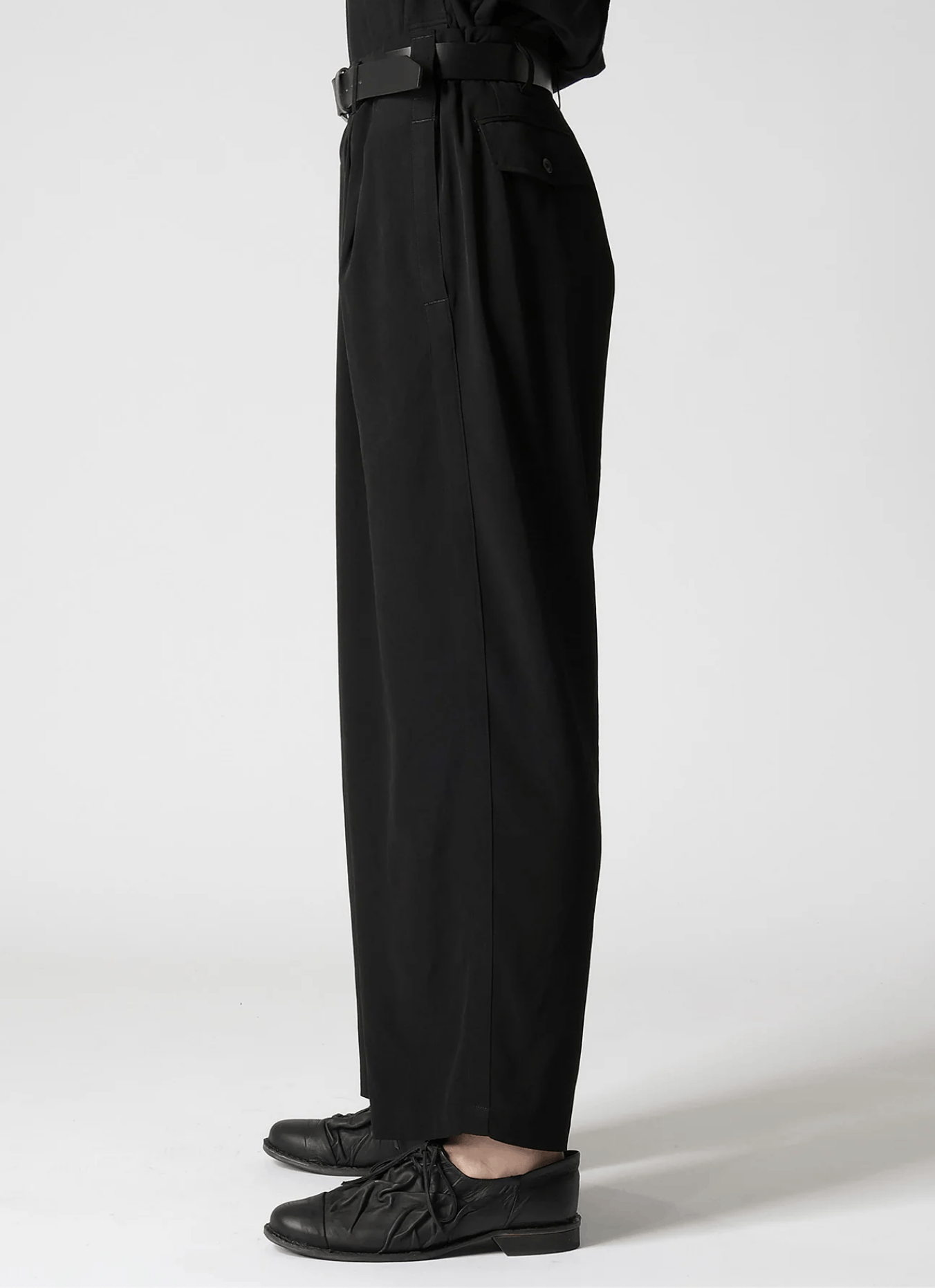 Yohji Yamamoto Yohji Yamamoto Pour Homme - TUXEDO SIDE TAPED PANTS Size US 32 / EU 48 - 5 Thumbnail