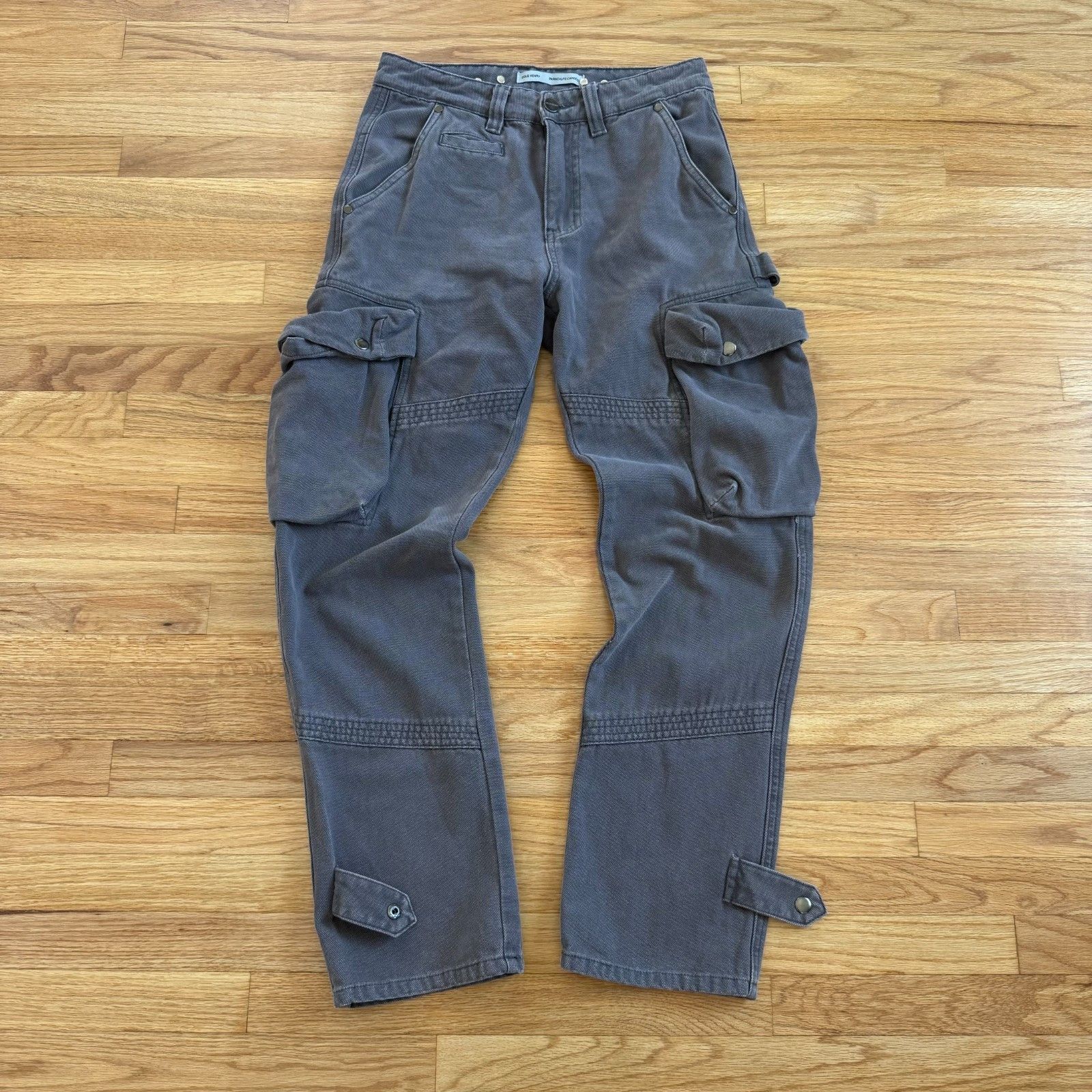 Cole Henry Cole Henry Grey Parachute Cargo Pants 30/29 Size US 30 / EU 46 - 1 Thumbnail