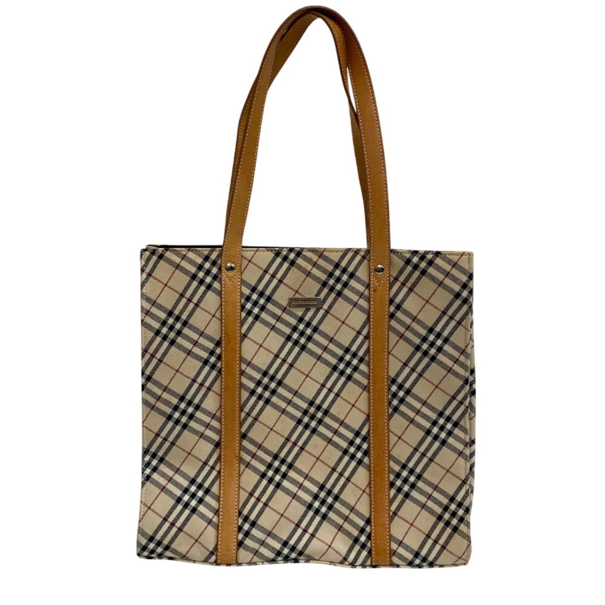 Burberry BURBERRY Nova Check Tote Bag Shoulder Beige Size ONE SIZE - 1 Thumbnail