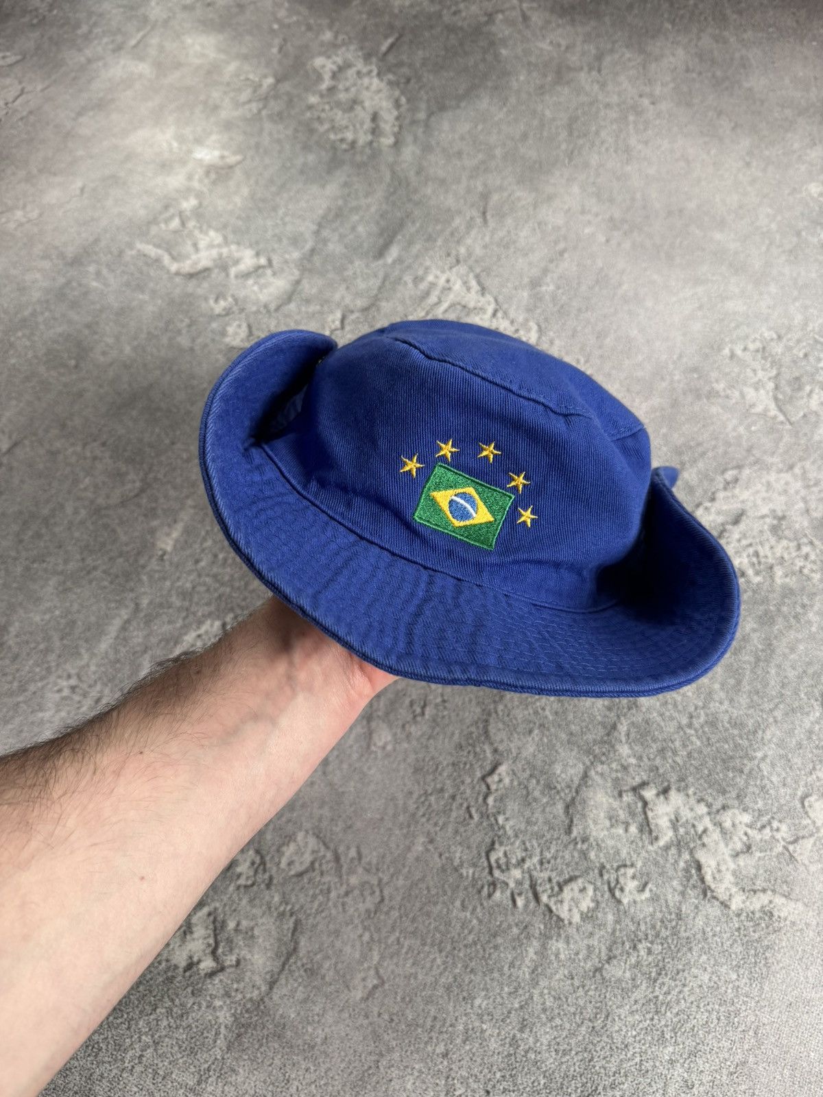 Hat Club Brazil 🇧🇷 vintage retro 90s panama hat 🧢 cap Size ONE SIZE - 5 Thumbnail