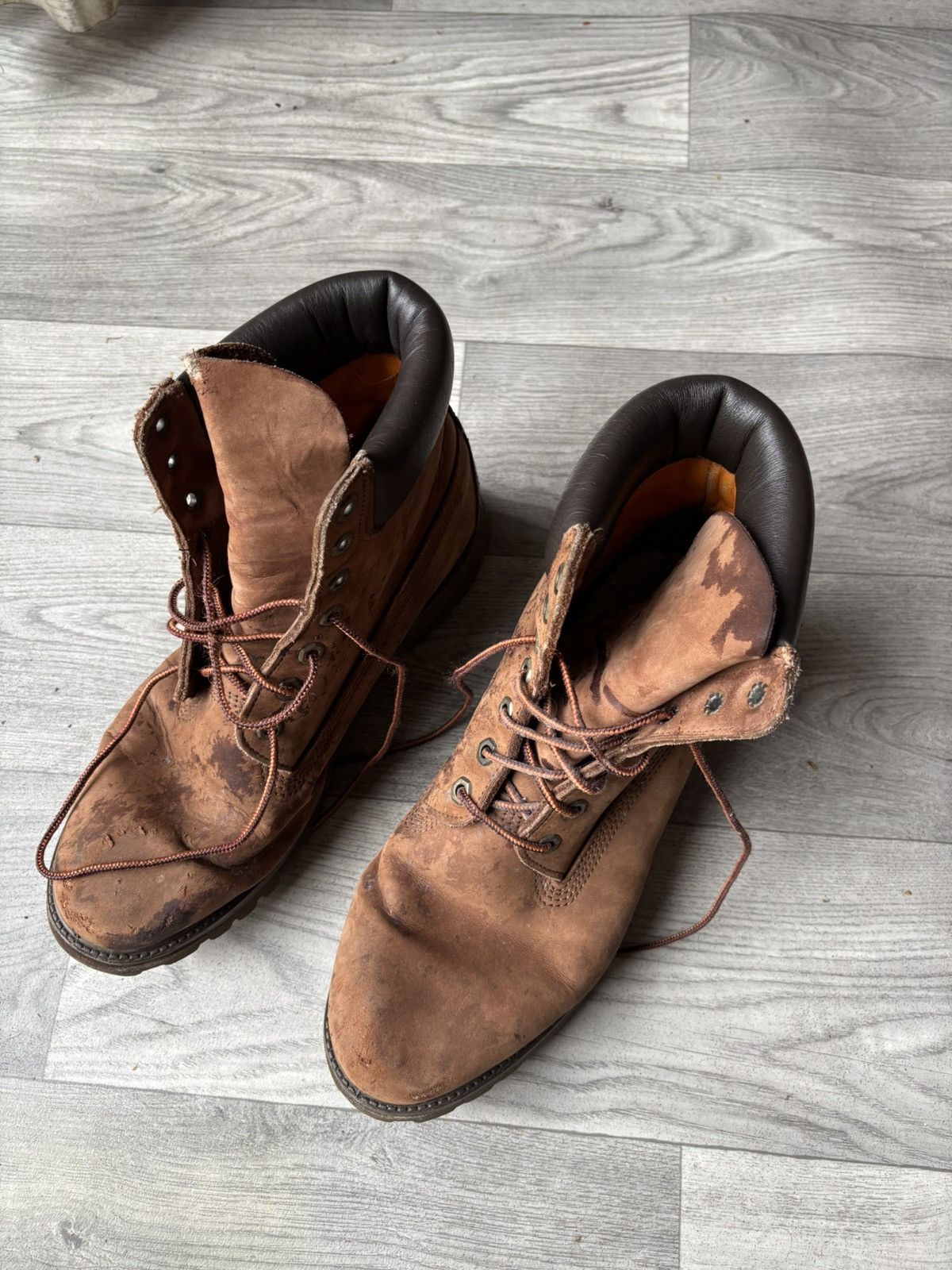 Timberland 1980S VINTAGE TIMBERLAND BOOTS HIP HOP ICONIC Size US 10 / EU 43 - 3 Thumbnail