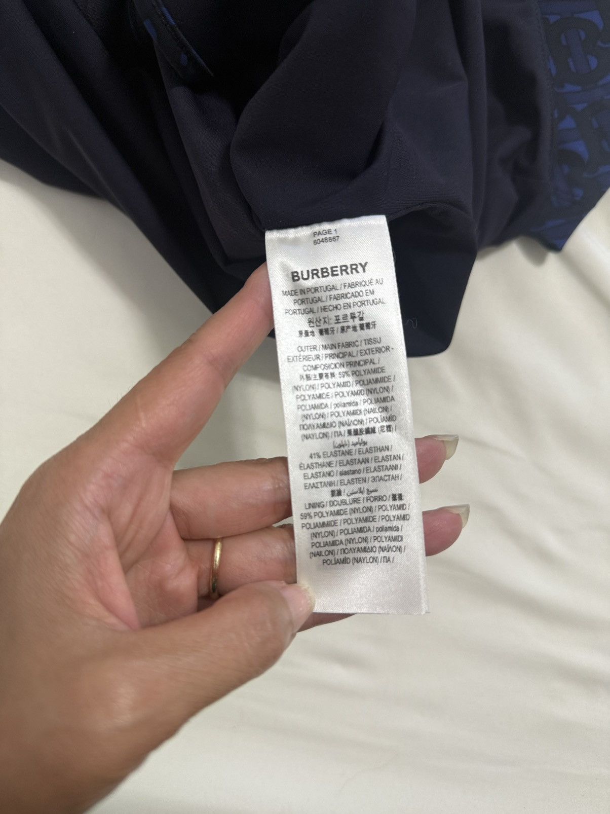 Burberry NWT Burberry TB Monogram plunging neckline Bodysuit in XS Size XS / US 0-2 / IT 36-38 - 5 Thumbnail
