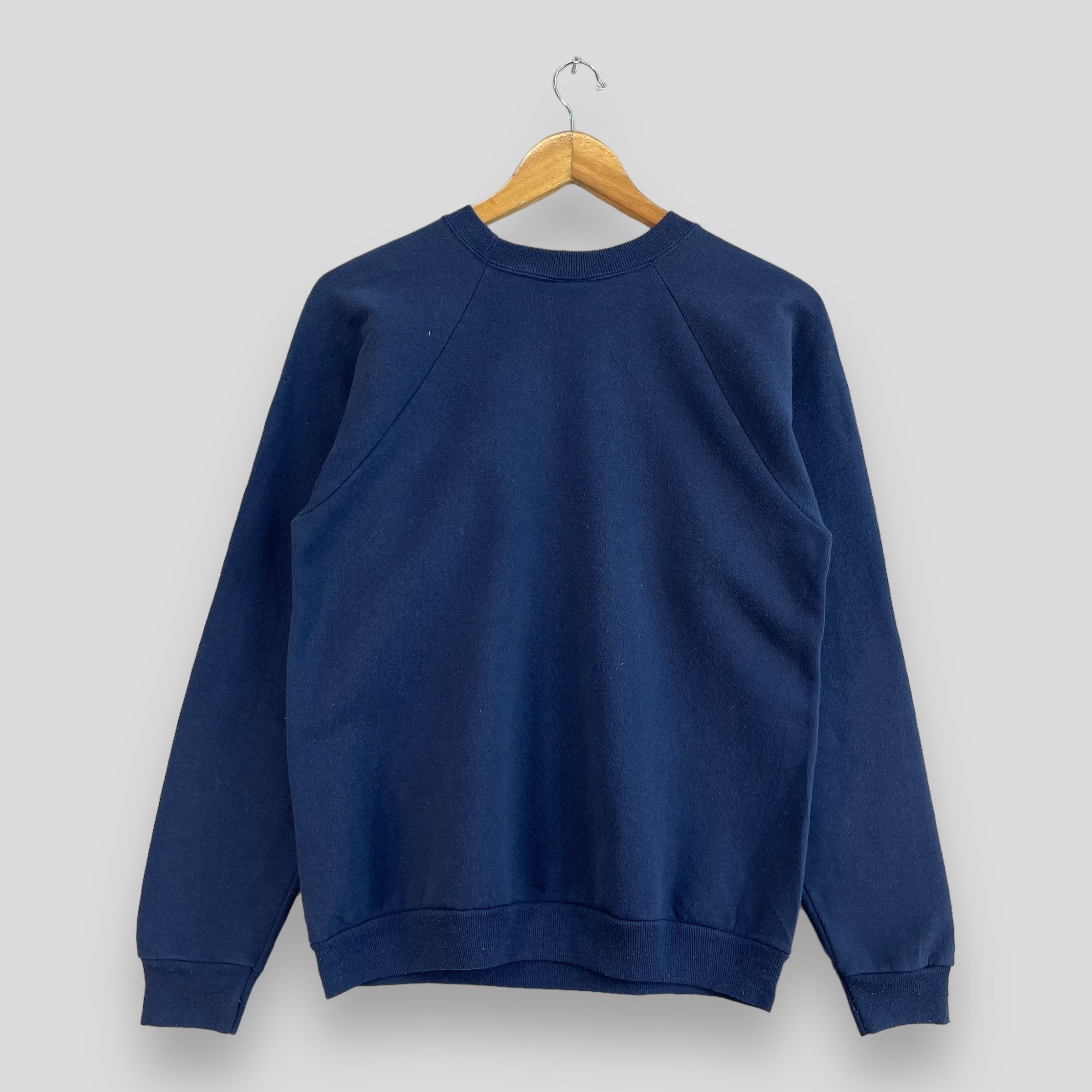 Hanes × Vintage Vintage Hanes Sportswear Plain Blue Teen Sweatshirt Size US S / EU 44-46 / 1 - 6 Thumbnail
