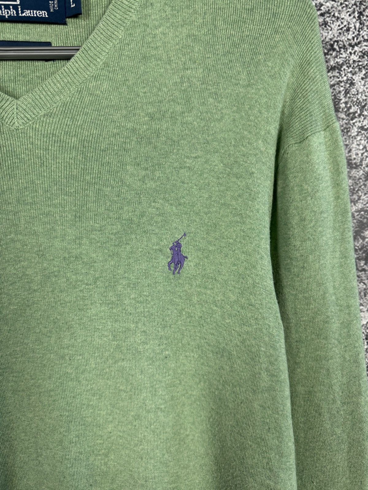 Polo Ralph Lauren Polo Ralph Lauren V-Neck Sweater Pullover Pima Cotton Size L Size US L / EU 52-54 / 3 - 6 Thumbnail