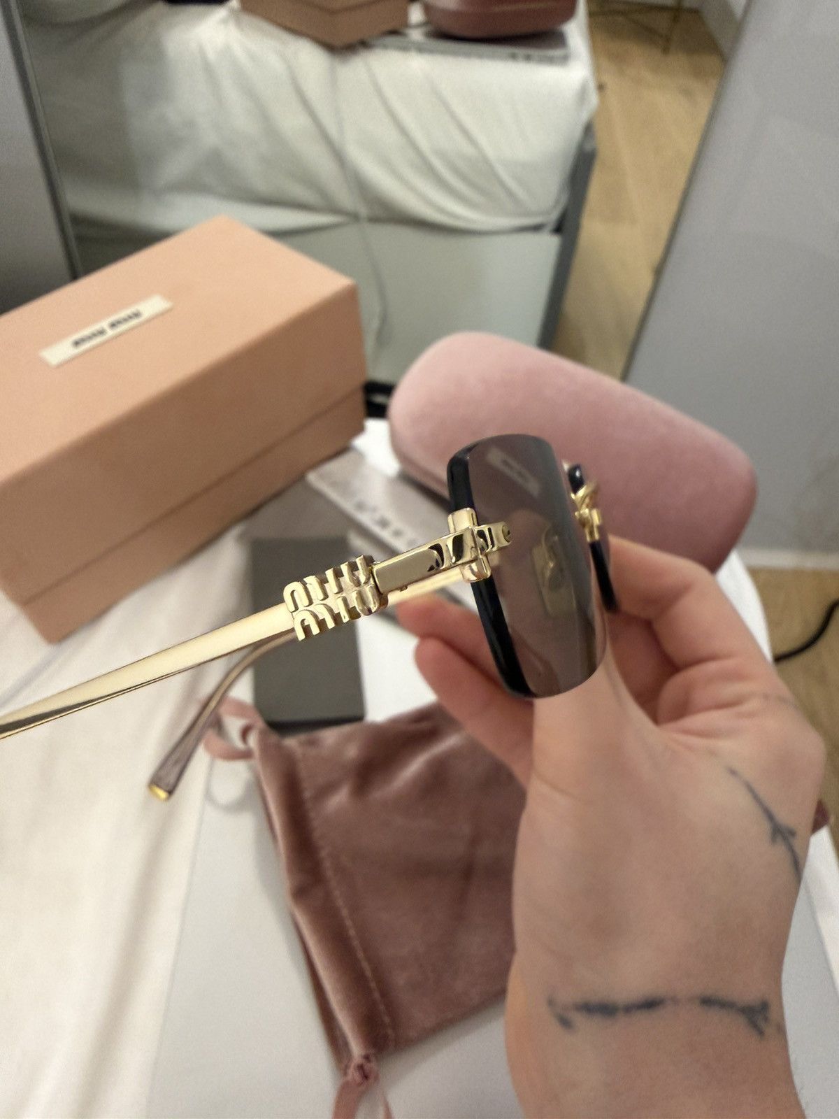 Miu Miu Miumiu sunglasses new Size ONE SIZE - 7 Thumbnail