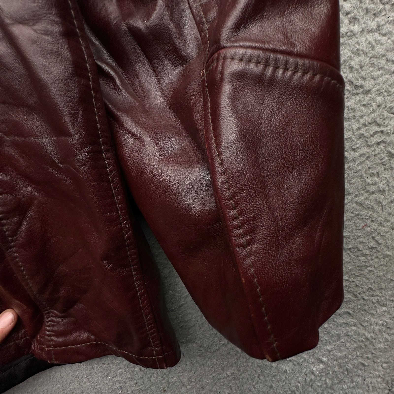 Schott Vintage Schott Bros Double Breasted Peacoat Leather Coat 44 Size US L / EU 52-54 / 3 - 12 Thumbnail