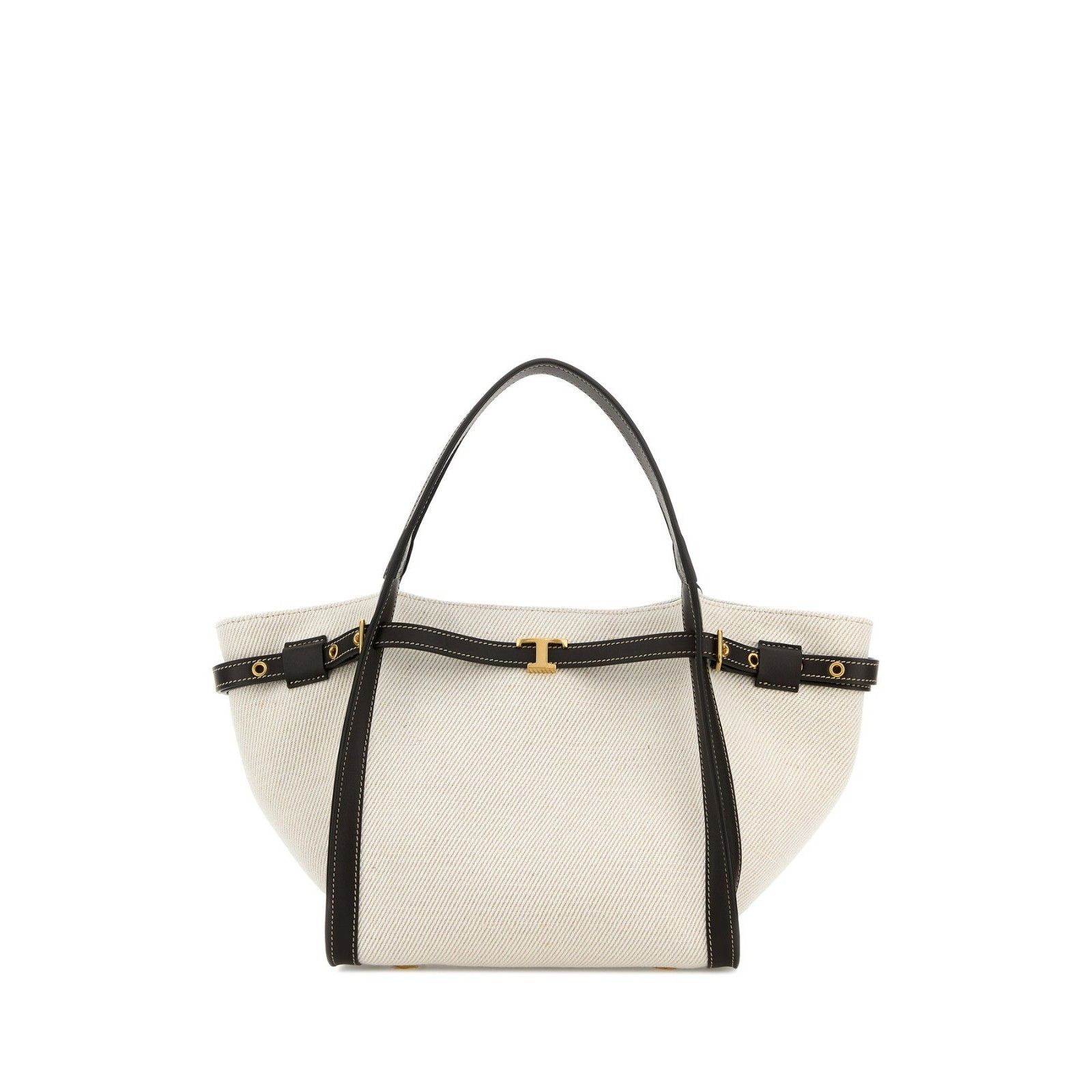 Tod's TOD'S Tim Small White Canvas Top Handle Bag New & Authentic Size ONE SIZE - 1 Thumbnail