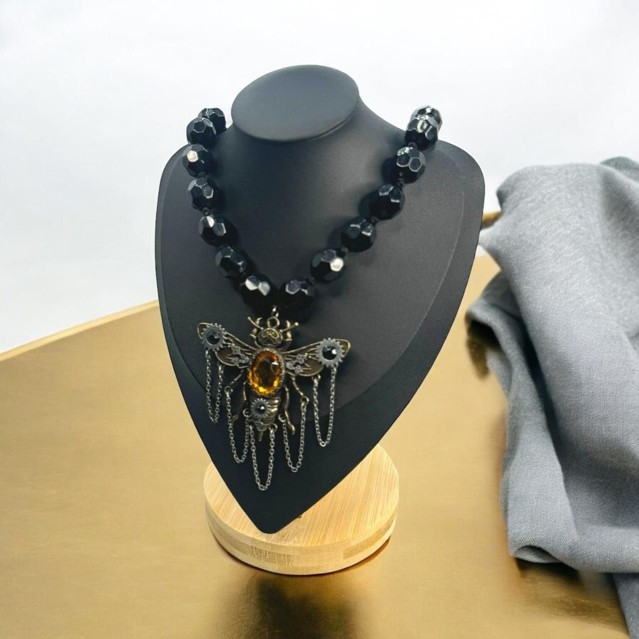 Other This is a steampunk insect tie bib one of a kind necklace. Size ONE SIZE - 8 Thumbnail