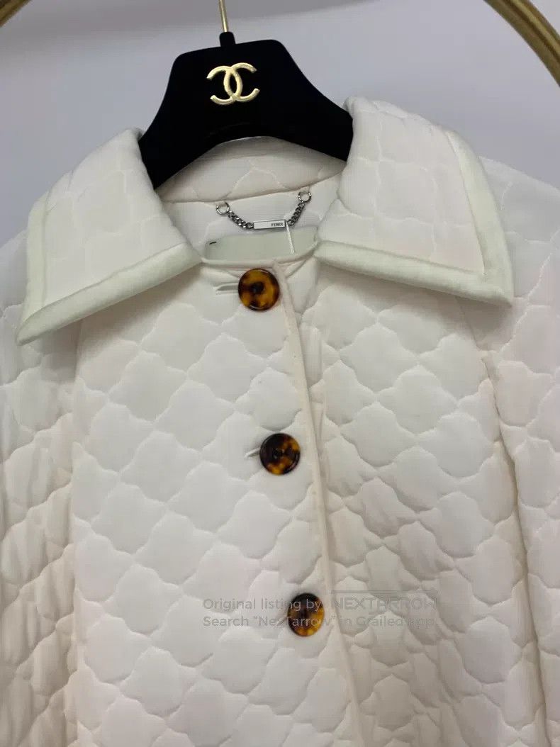 Fendi Fendi White Jacket and Skirt Set Size XS / US 0-2 / IT 36-38 - 3 Thumbnail