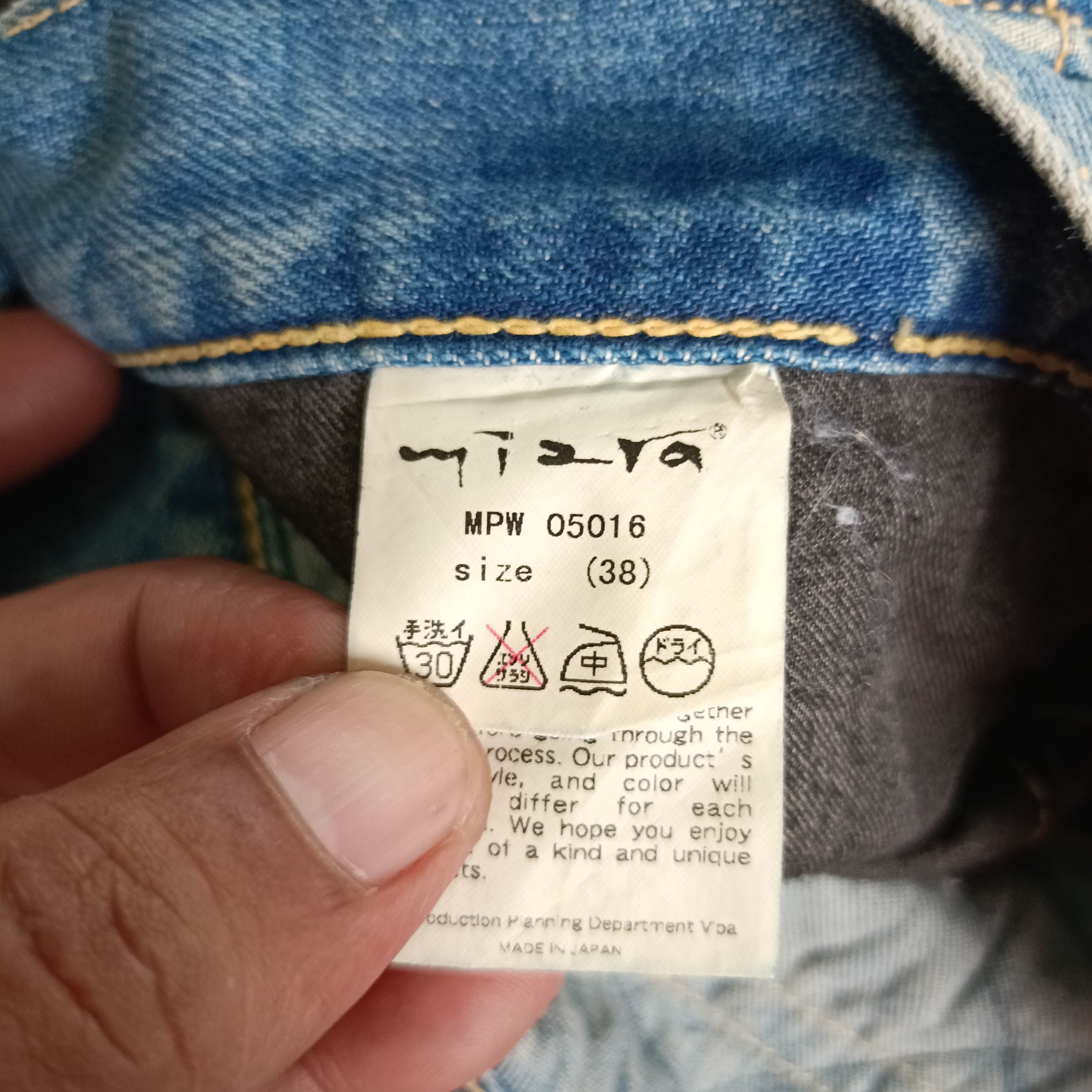 Japanese Brand Mizra Jeans Japanese Brand Size US 38 / EU 54 - 15 Thumbnail