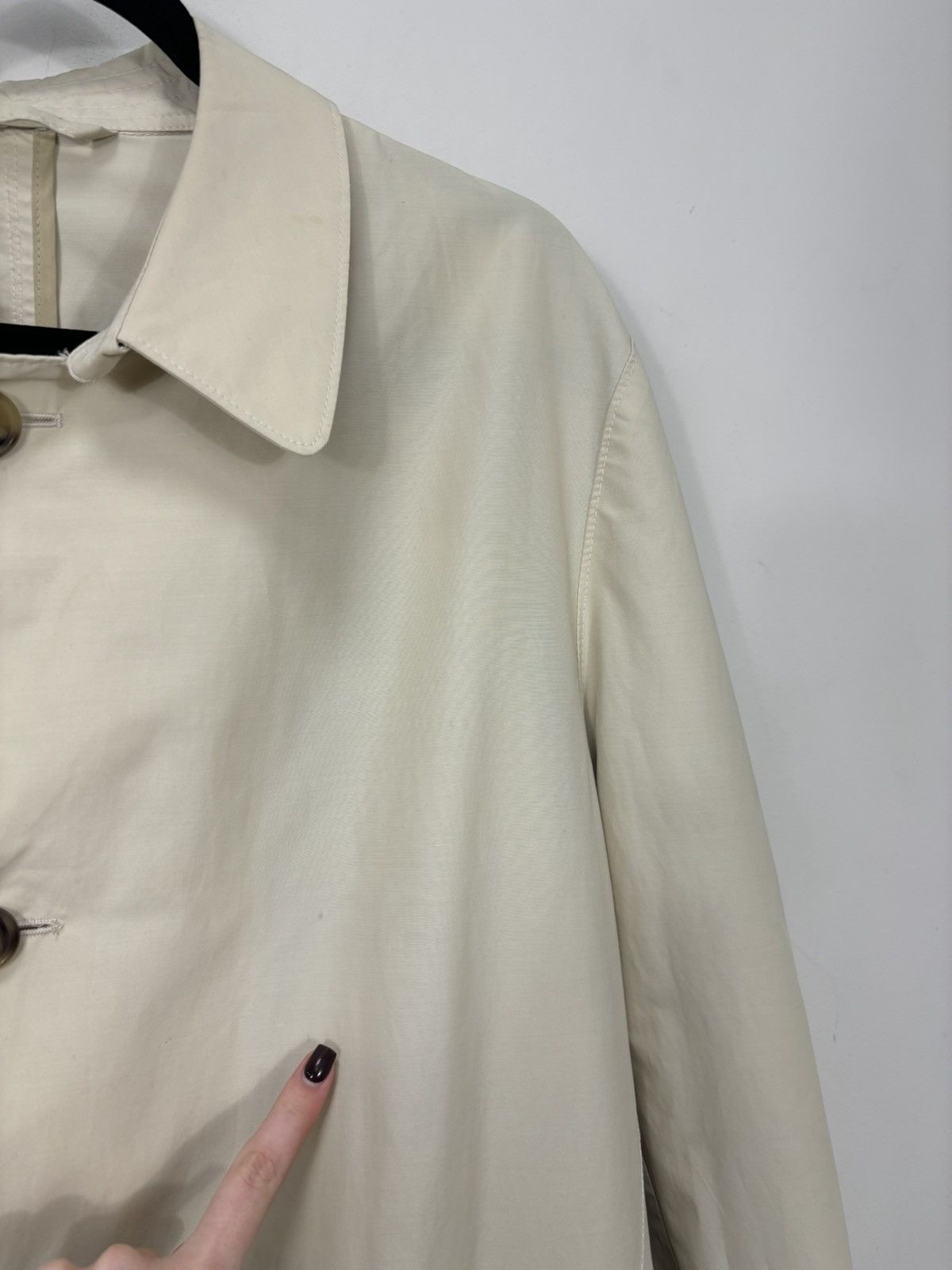 Corneliani Corneliani Men’s Italian Classic Luxury Nylon Trench Coat Size US L / EU 52-54 / 3 - 5 Thumbnail