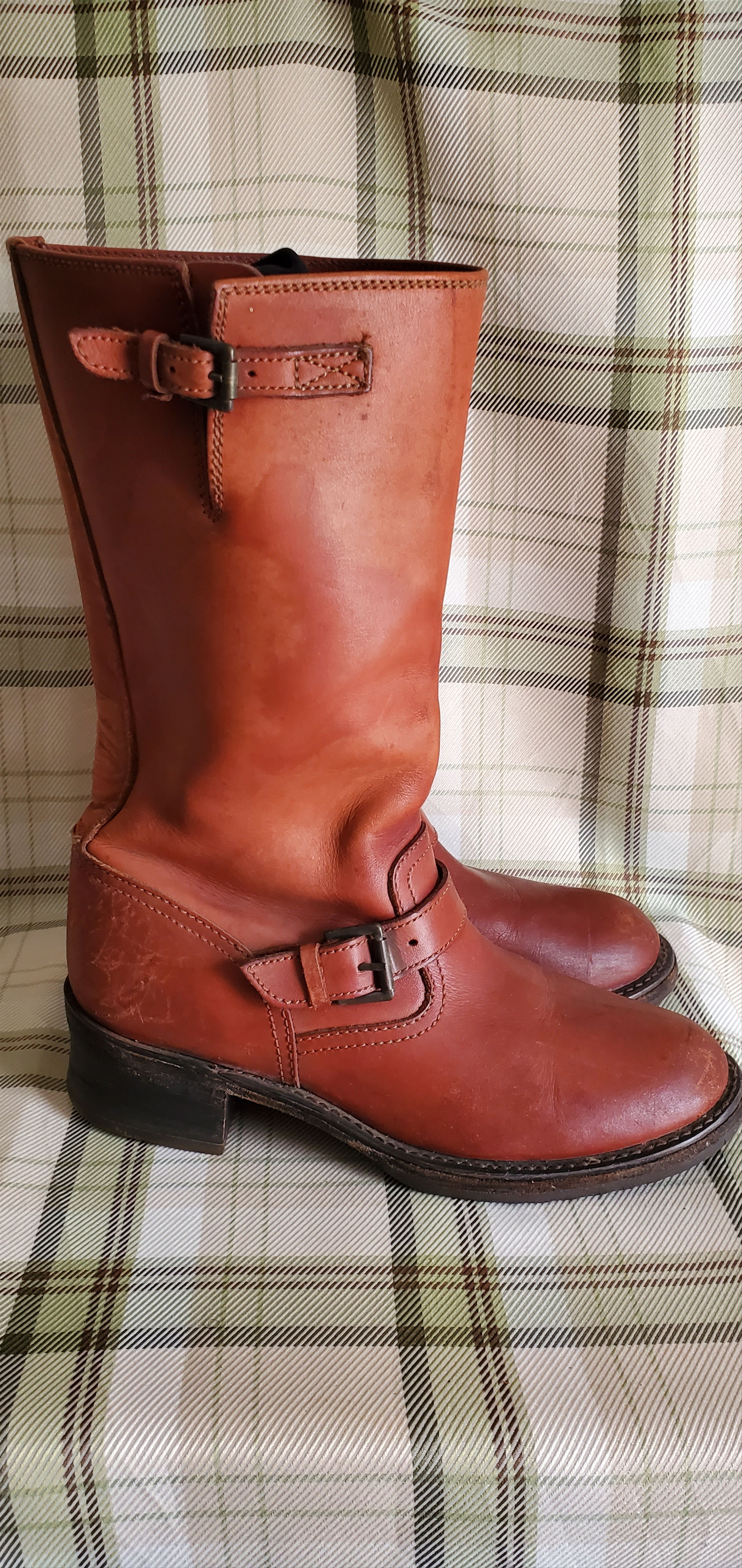 Frye Frye Engineer Pull On Biker Boots Size US 9 / IT 39 - 3 Thumbnail