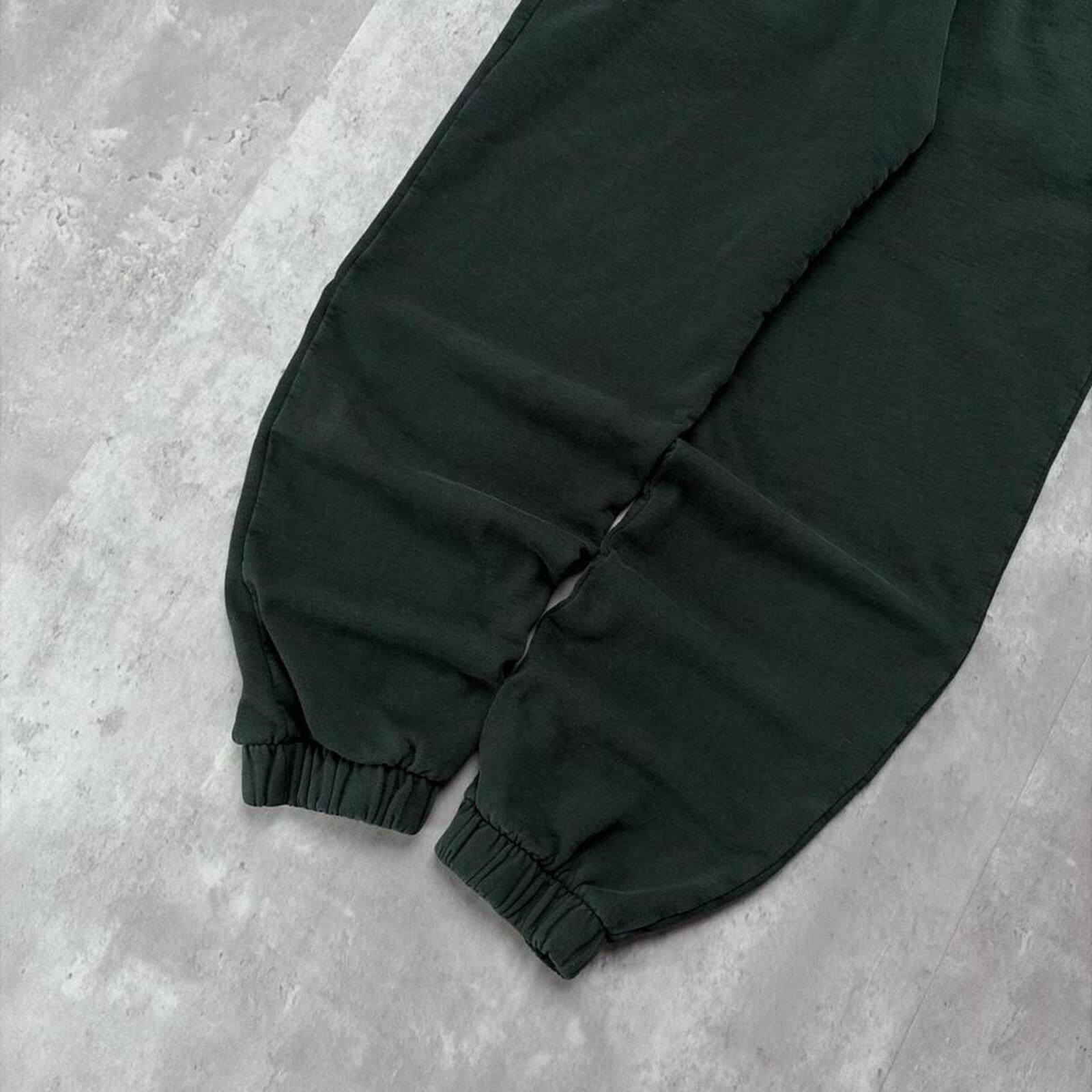 Other Y2K Green Brandy Melville Grunge Baggy Cuffed Sweatpants Size 30" / US 8 / IT 44 - 4 Thumbnail