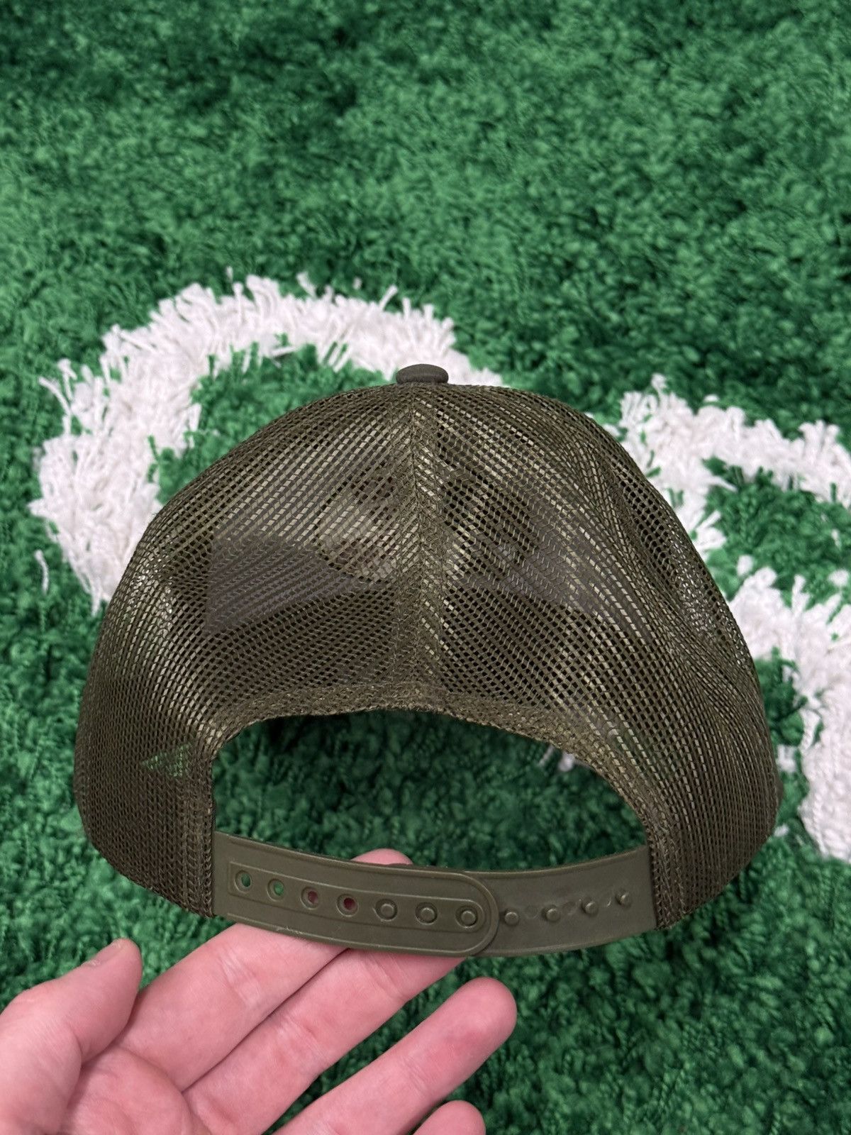 Bass Pro Shops Bass Pro Shops Fishing Hat Forest Hunting Green Fish Trucker Size ONE SIZE - 3 Thumbnail