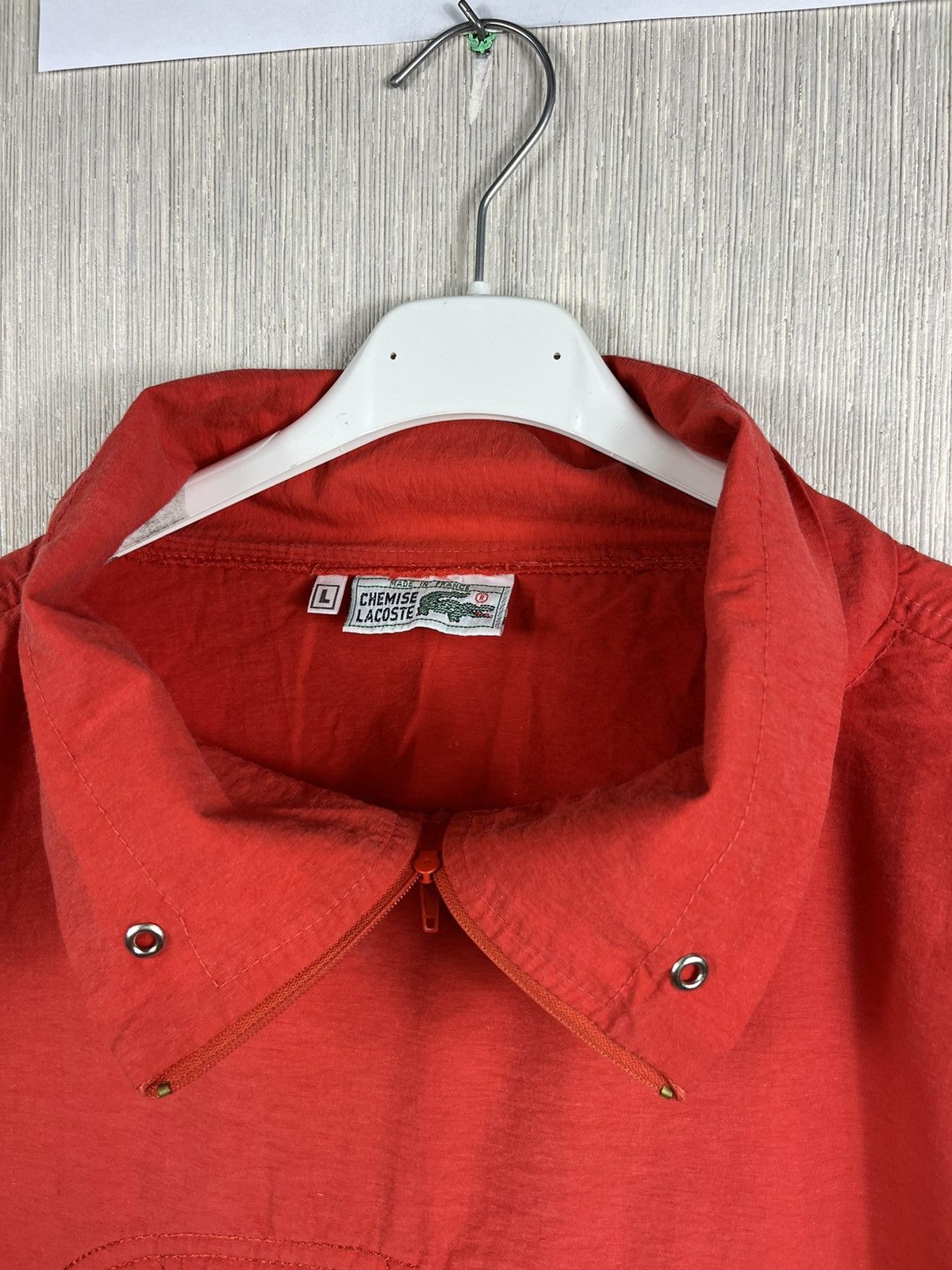 Lacoste × Vintage Vintage 80s Lacoste chemise light jacket embroidered logo Size US M / EU 48-50 / 2 - 11 Thumbnail
