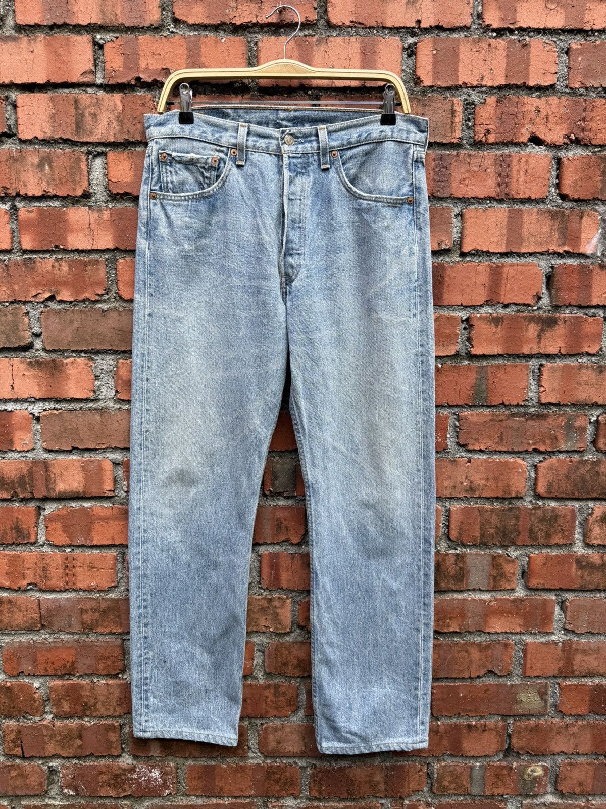 Levi's Vintage Clothing W32x30 Vintage levi’s 501 90s made in USA faded Size US 32 / EU 48 - 1 Thumbnail