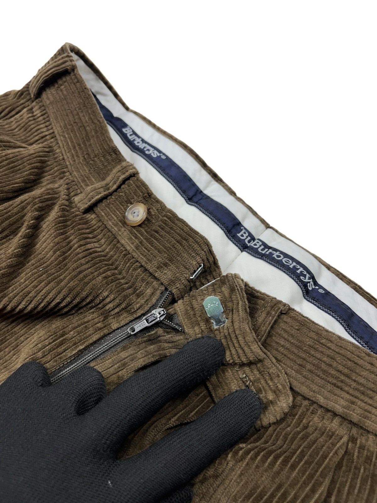 Burberry × Vintage Vintage Burberrys London Corduroy Pants Trousers Size US 34 / EU 50 - 5 Thumbnail