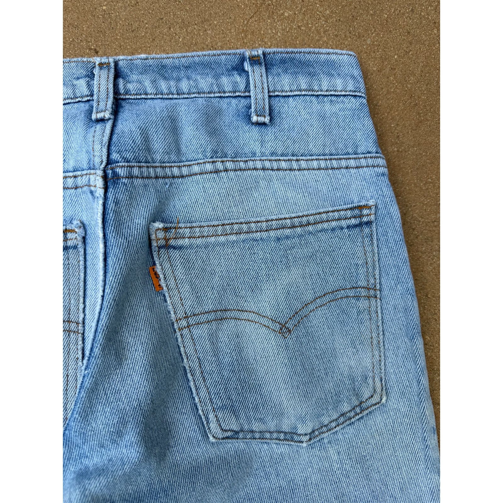 Levi's Vtg 80's Levi's 684 Orange Tab Bellbottom Flare Jeans 30x33 Size US 30 / EU 46 - 8 Thumbnail