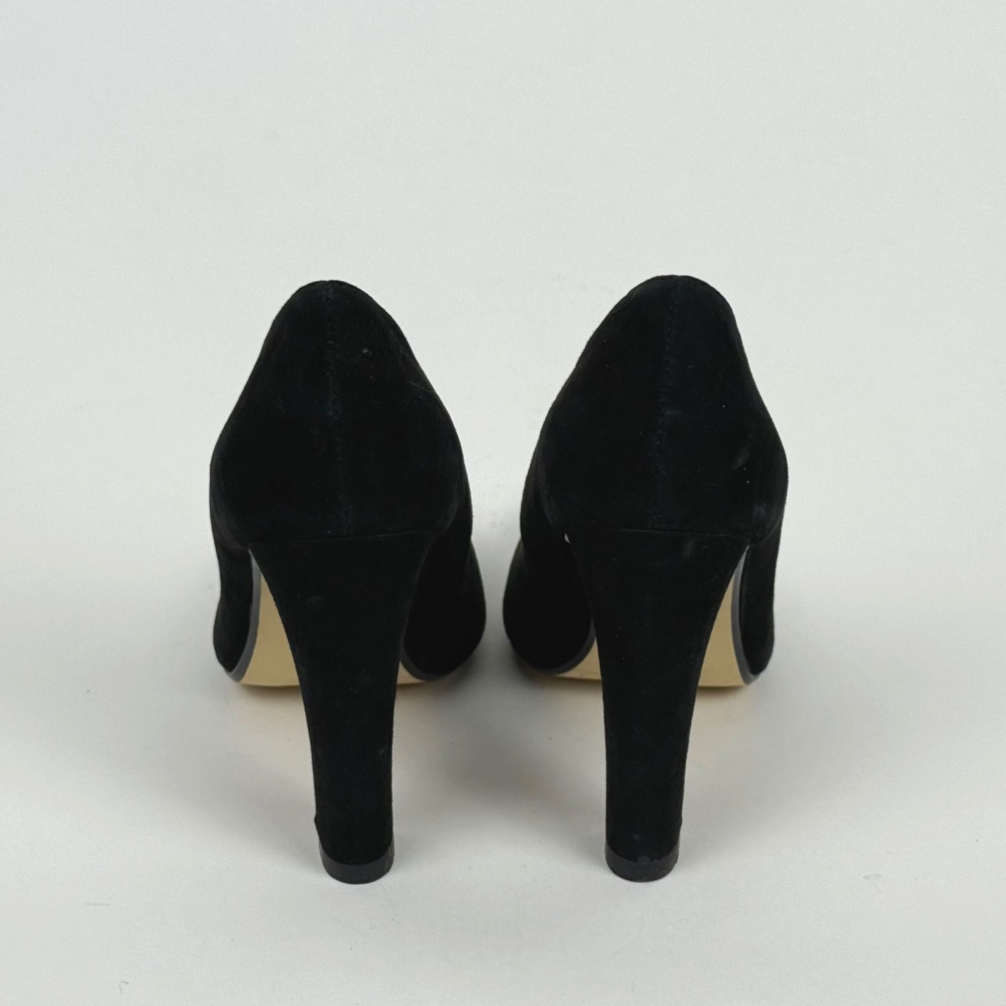 Steve Madden Steve Madden Calista Women's Black Suede Heels Pumps Block H Size US 7.5 / IT 37.5 - 7 Thumbnail