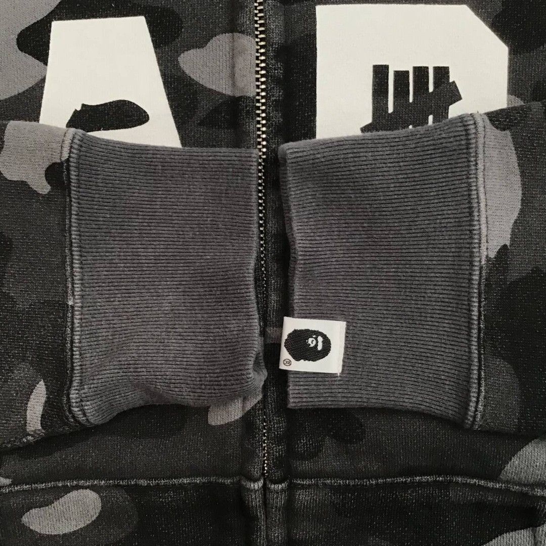 Bape × Undefeated BAPE × Undefeated full zip hoodie a bathing ape Black camo Size US S / EU 44-46 / 1 - 6 Thumbnail