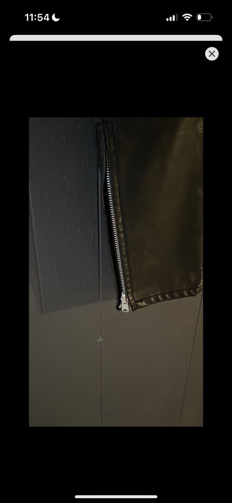 Japanese Brand Black Leather pants Size US 30 / EU 46 - 2 Thumbnail