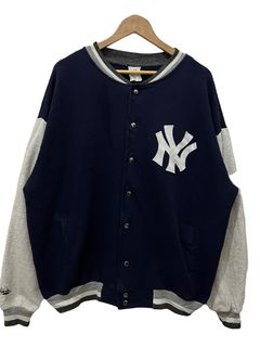 Majestic × New York Yankees × Varsity Jacket Majestic… - Gem