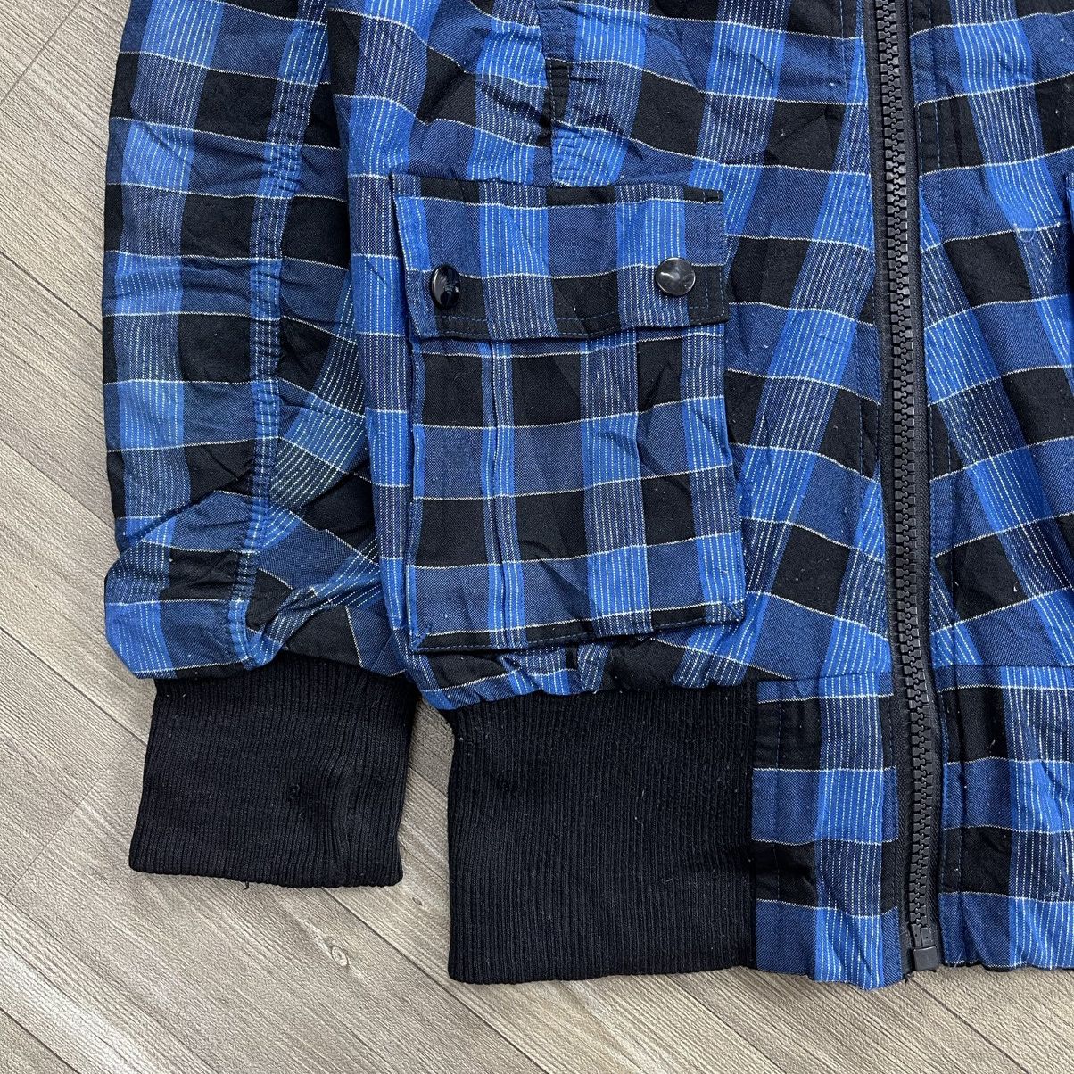 If Six Was Nine 2000s Sospita Plaid Faux Punk Bono Fur Jacket Lgb Style Size US L / EU 52-54 / 3 - 8 Thumbnail