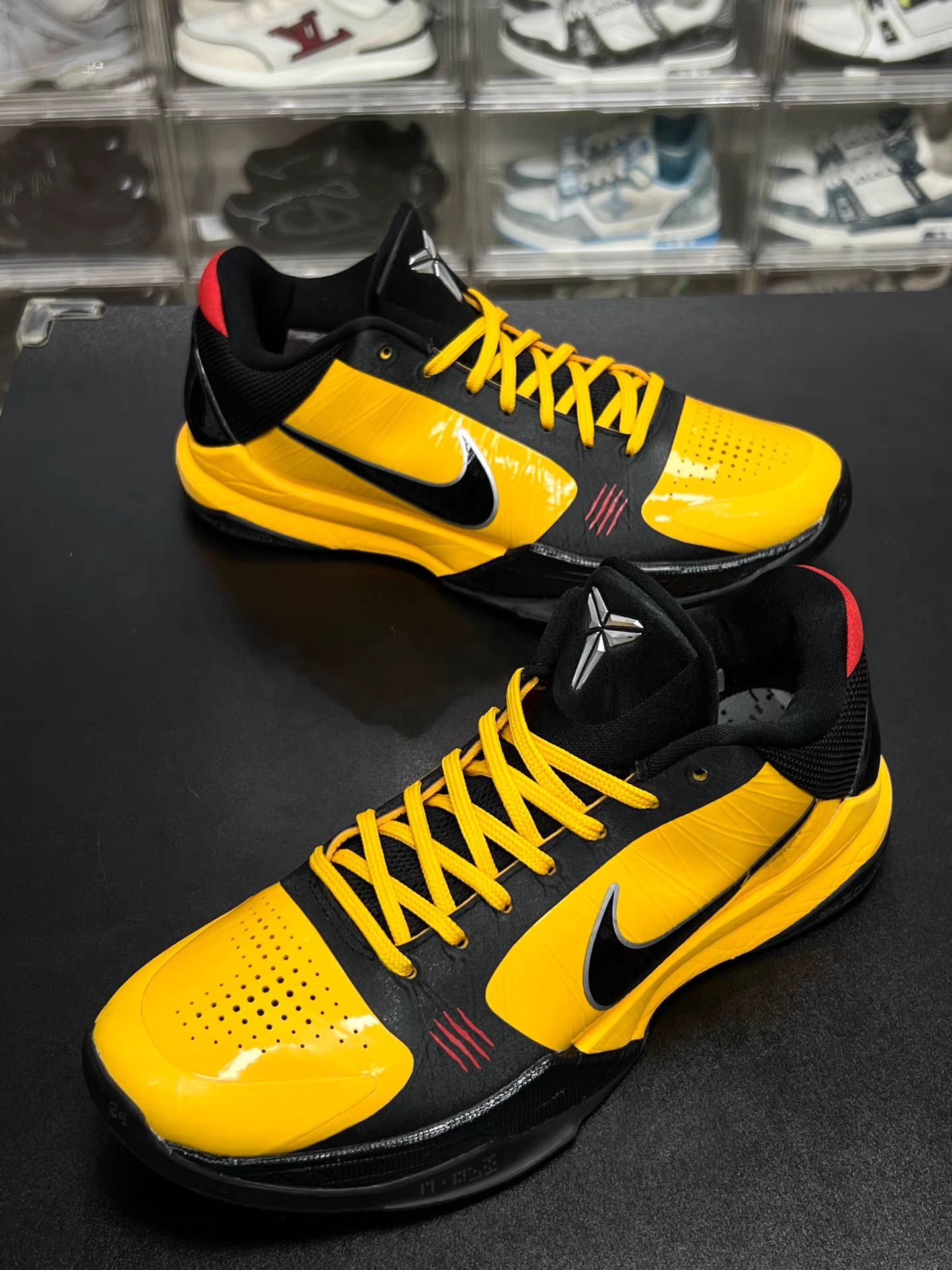 Nike NIKE Kobe 5 Protro Black Yellow K15 Size US 8 / EU 41 - 1 Thumbnail
