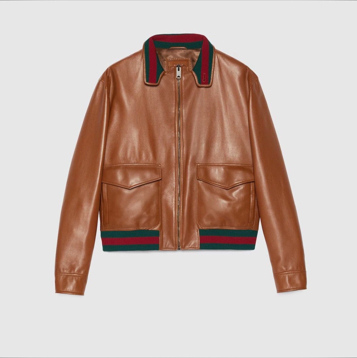 Gucci Gucci leather jacket Size US L / EU 52-54 / 3 - 1 Thumbnail