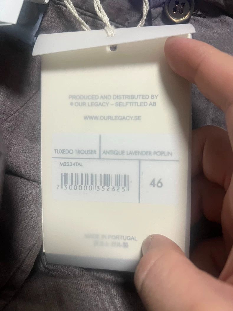 Our Legacy Our Legacy size46 Straight loose cotton blended casual pant Size US 30 / EU 46 - 7 Thumbnail