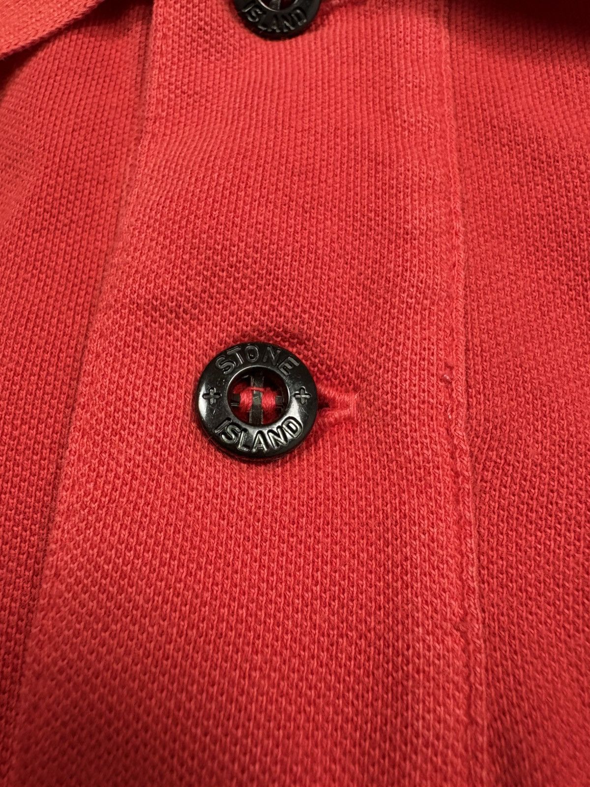 Stone Island Stone Island Slim Fit Red Compass Patch Program Polo Classic Size US L / EU 52-54 / 3 - 8 Thumbnail